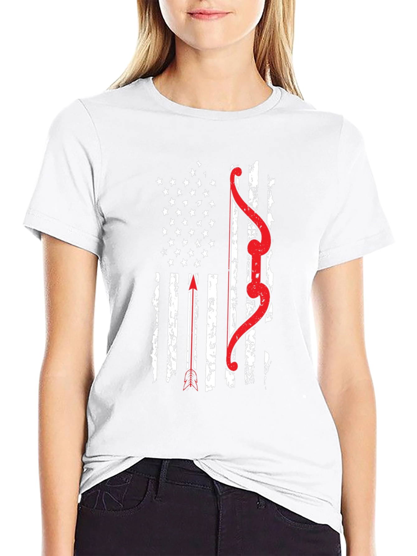 Archery American Flag Graphic Tee