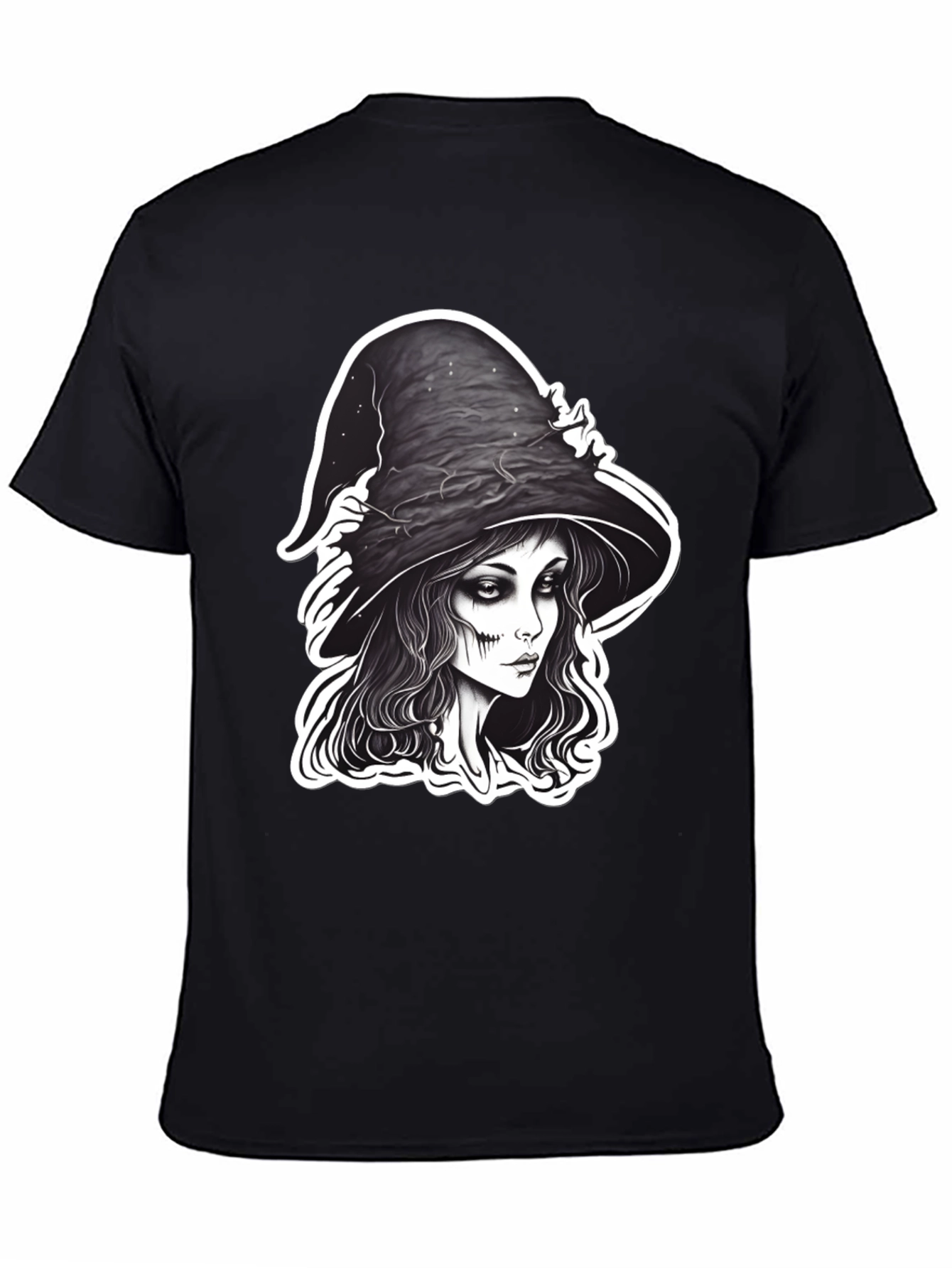 Witch Graphic Black T-Shirt