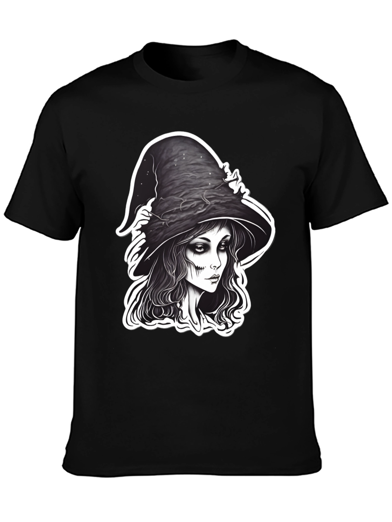 Witch Graphic Black T-Shirt