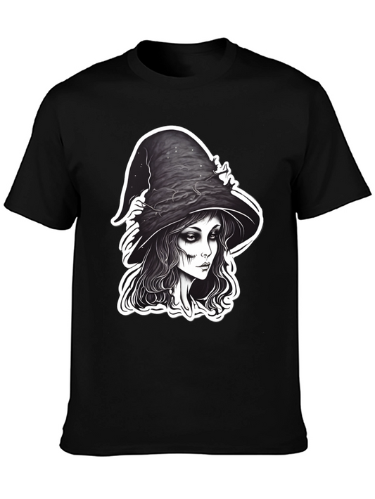 Witch Graphic Black T-Shirt