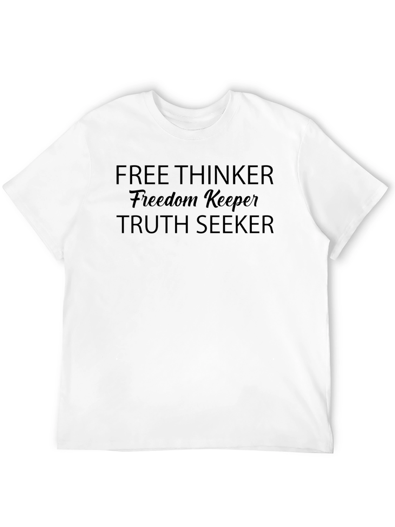 Free Thinker Truth Seeker Graphic T-Shirt