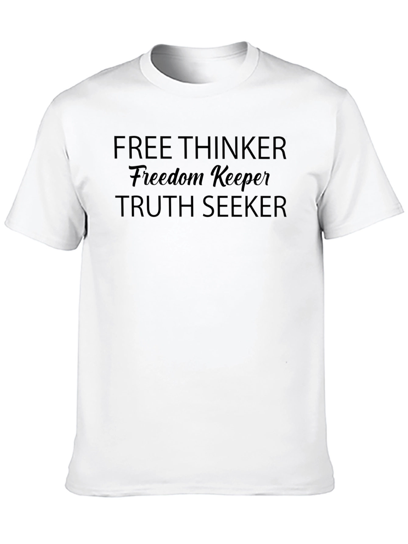 Free Thinker Truth Seeker Graphic T-Shirt