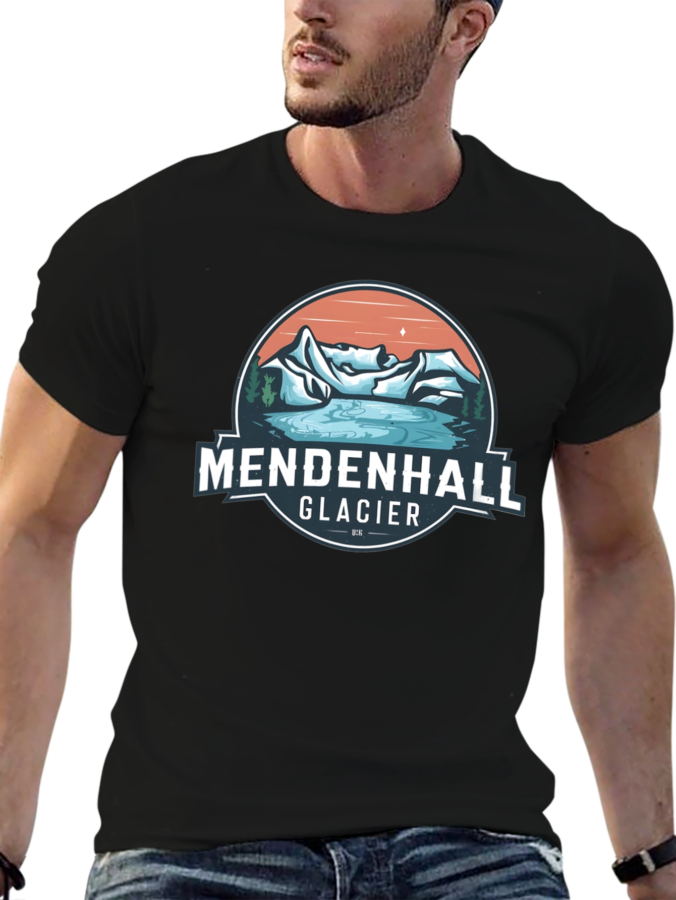 Mendenhall Glacier Graphic Tee - Adventure Awaits!