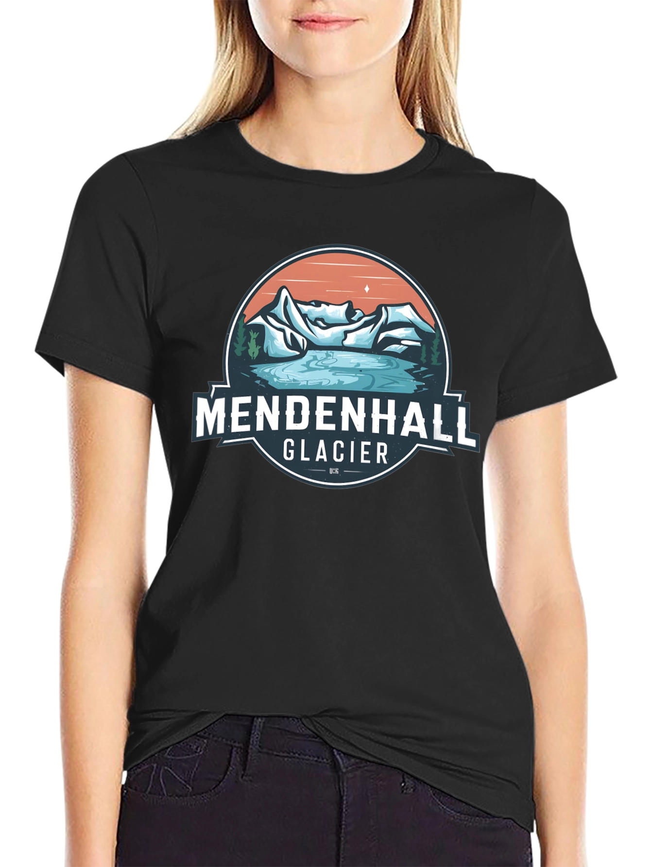Mendenhall Glacier Graphic Tee - Adventure Awaits!