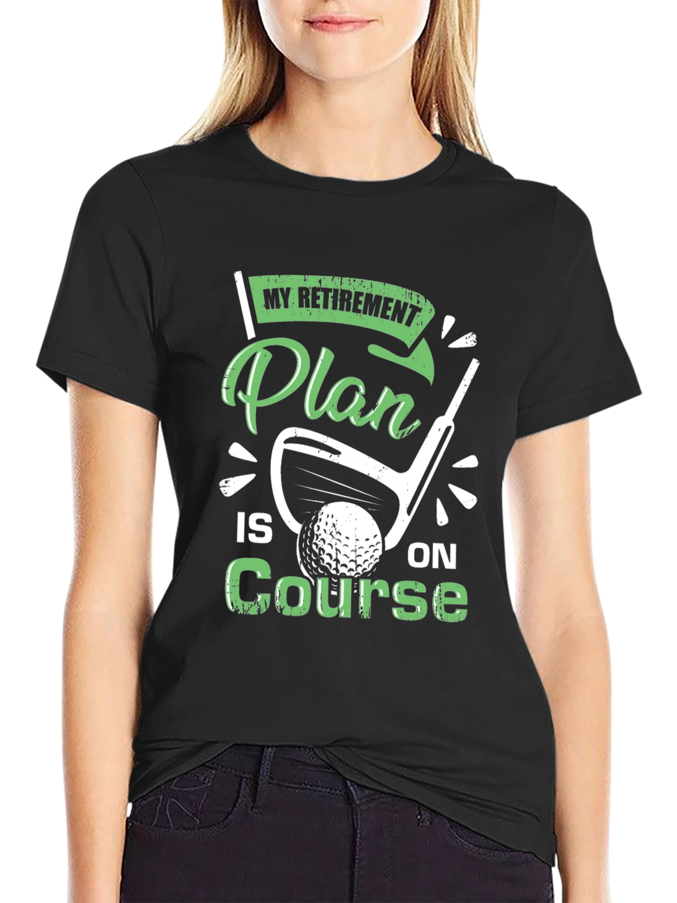 Retirement Plan Golf T-Shirt - On Course Tee