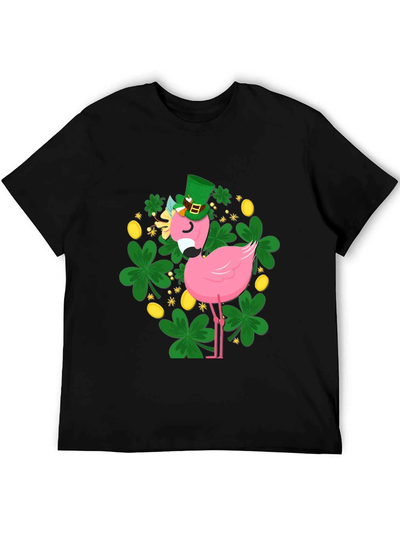 St. Patricks Day Flamingo T-Shirt