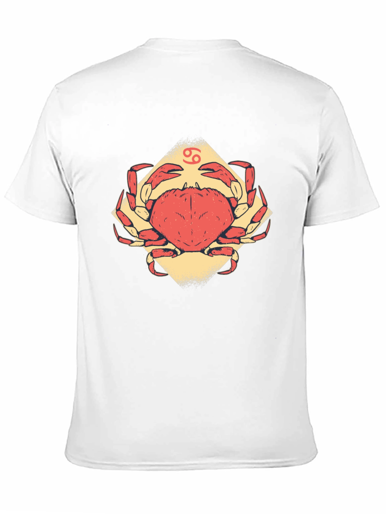 Cancer Zodiac Graphic Tee - Black Cotton T-Shirt