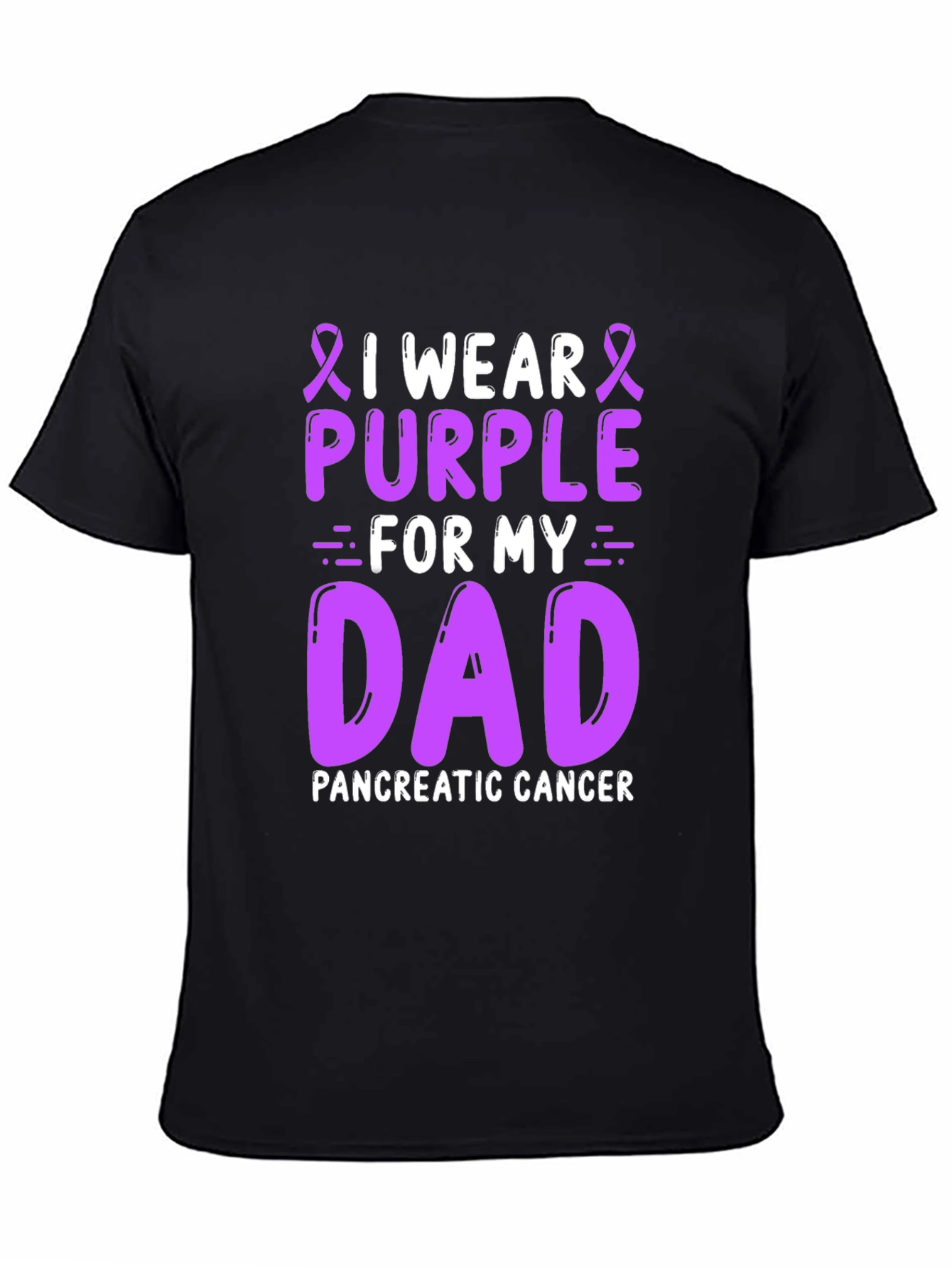 I Wear Purple for My Dad T-Shirt
