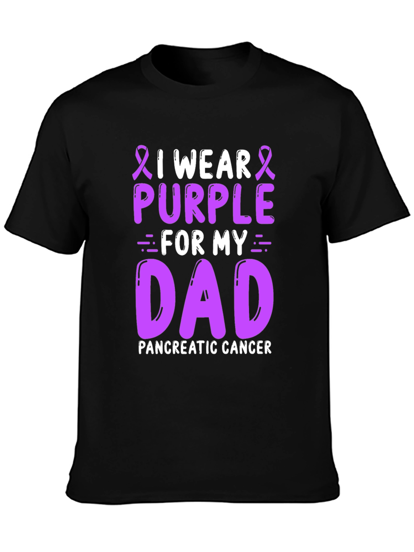 I Wear Purple for My Dad T-Shirt