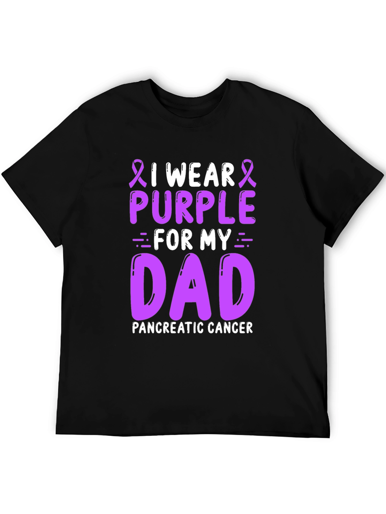 I Wear Purple for My Dad T-Shirt