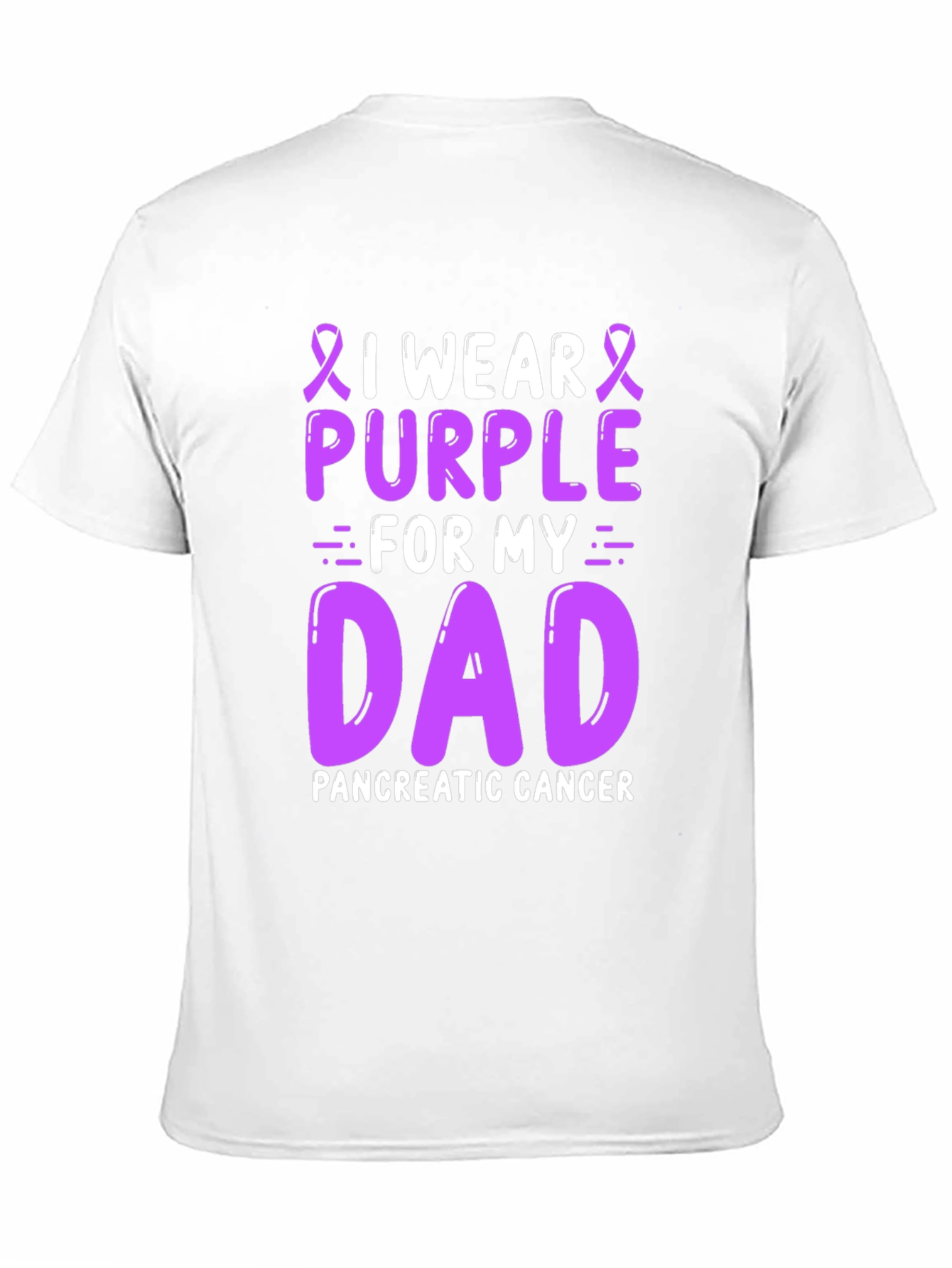I Wear Purple for My Dad T-Shirt