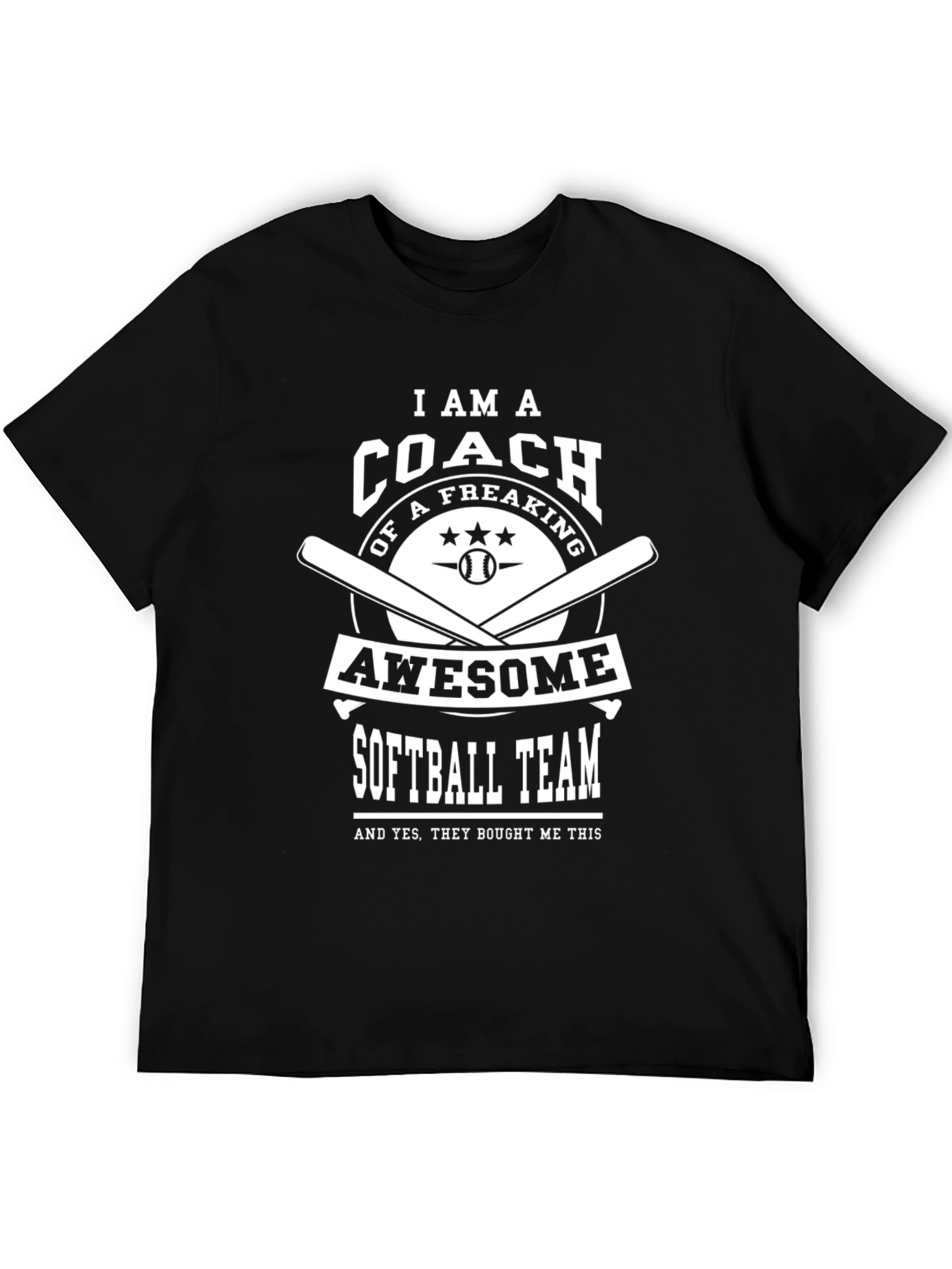 Awesome Coach Softball Team T-Shirt