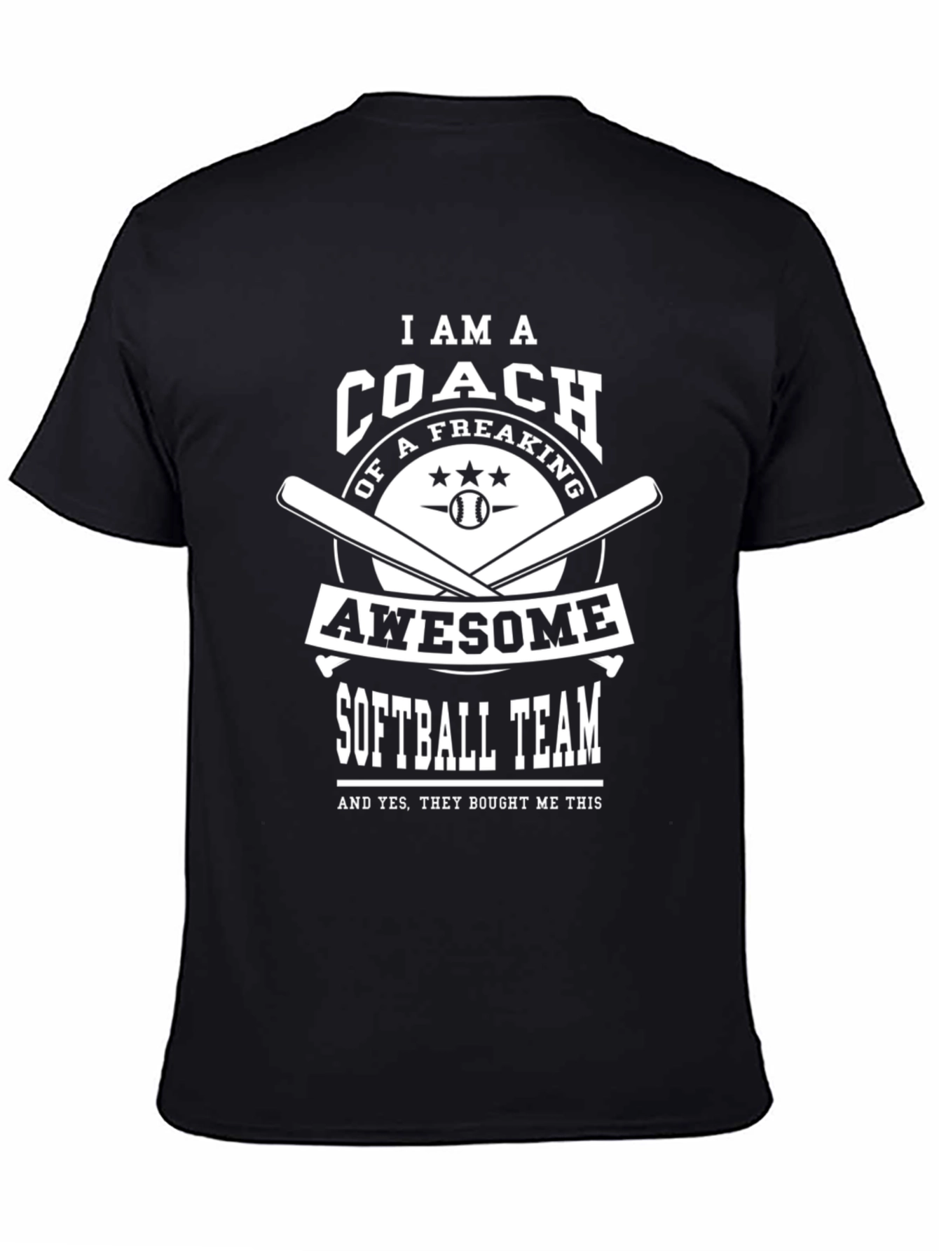 Awesome Coach Softball Team T-Shirt