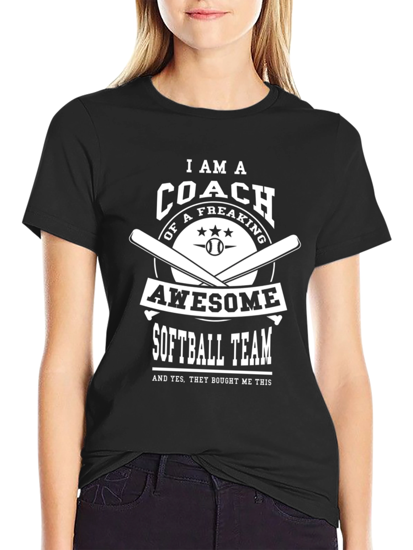 Awesome Coach Softball Team T-Shirt