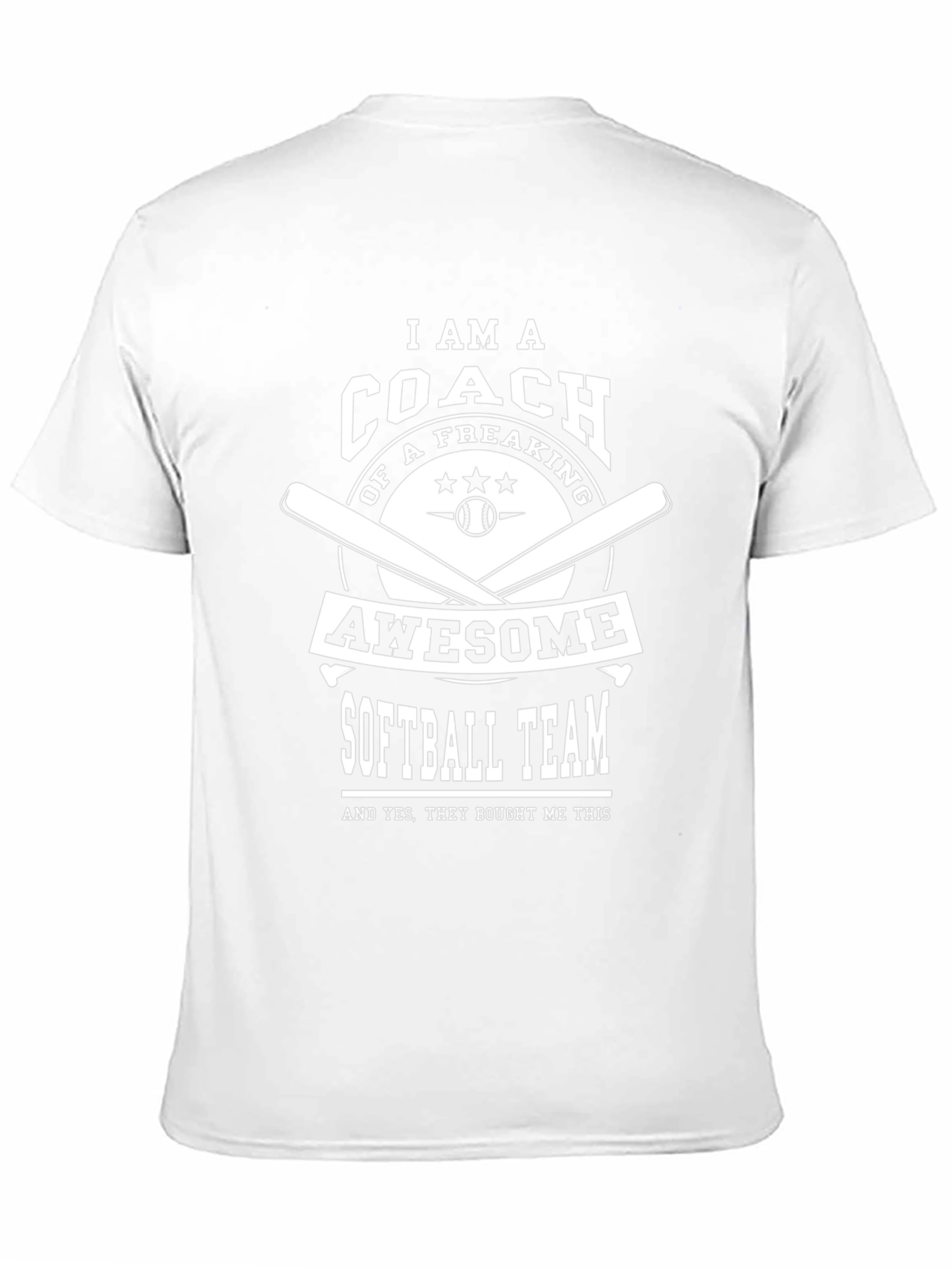 Awesome Coach Softball Team T-Shirt