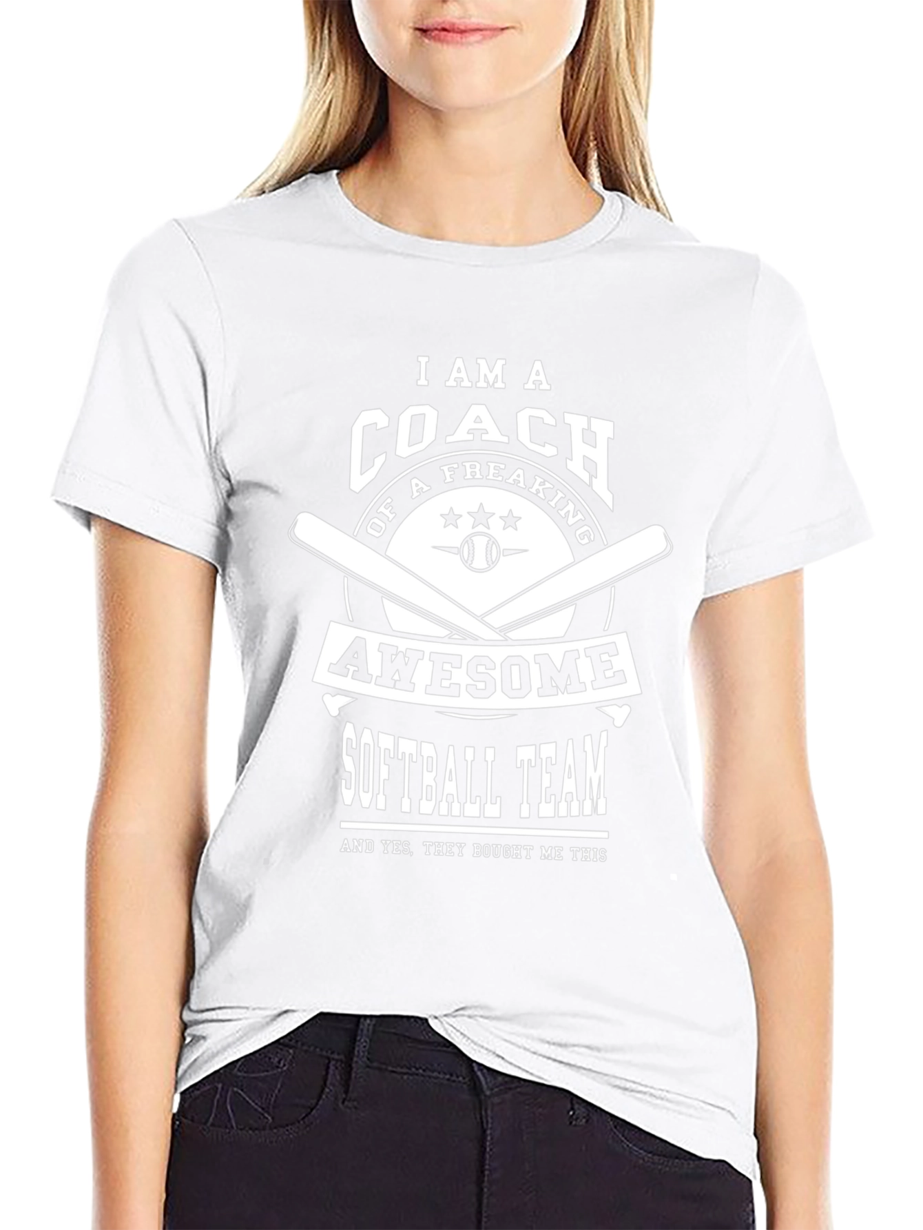 Awesome Coach Softball Team T-Shirt