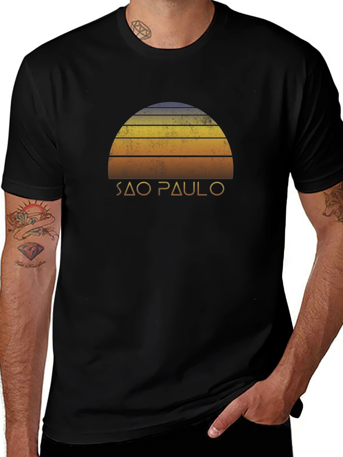 Retro Sao Paulo Sunset T-Shirt