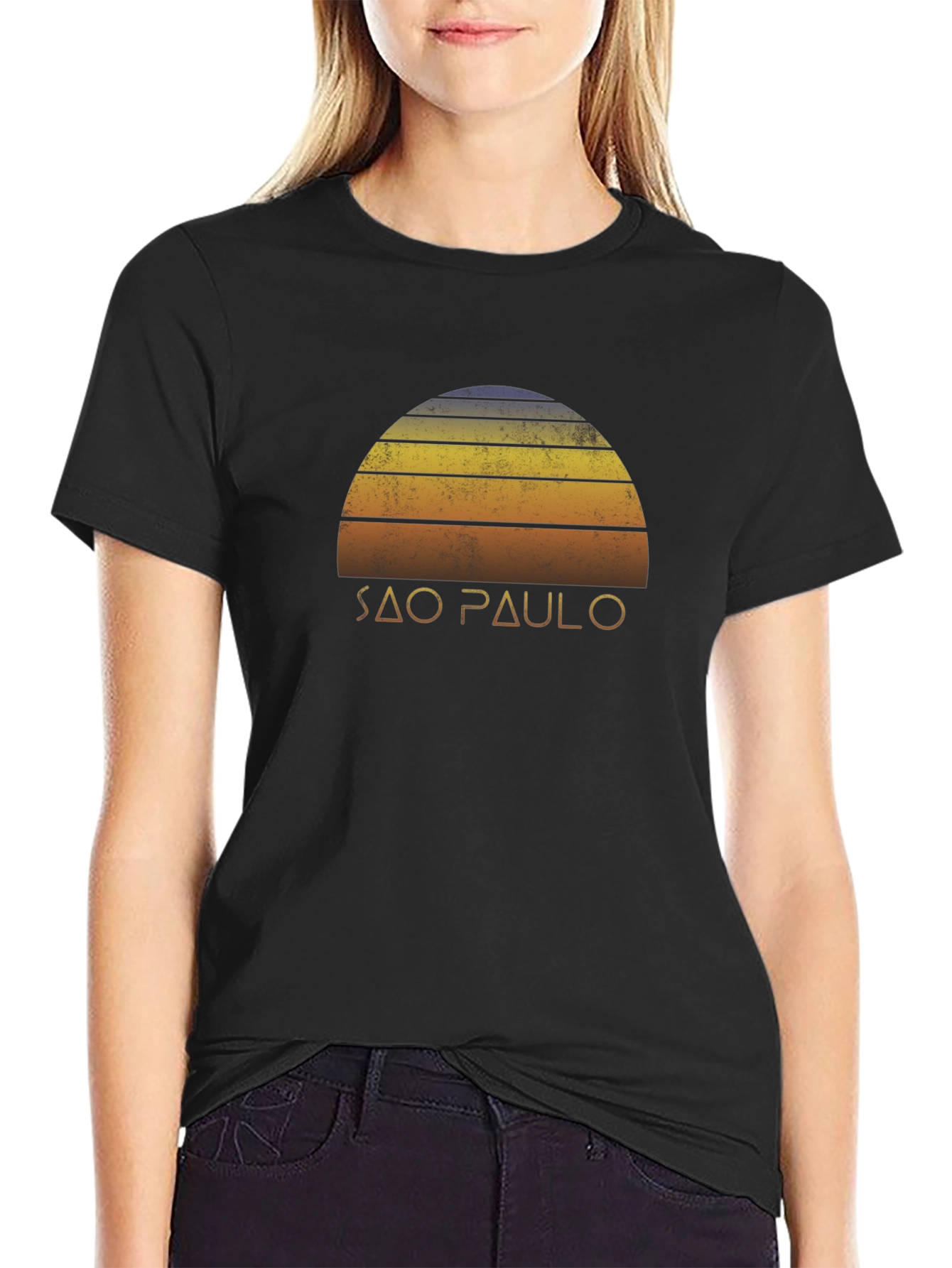Retro Sao Paulo Sunset T-Shirt