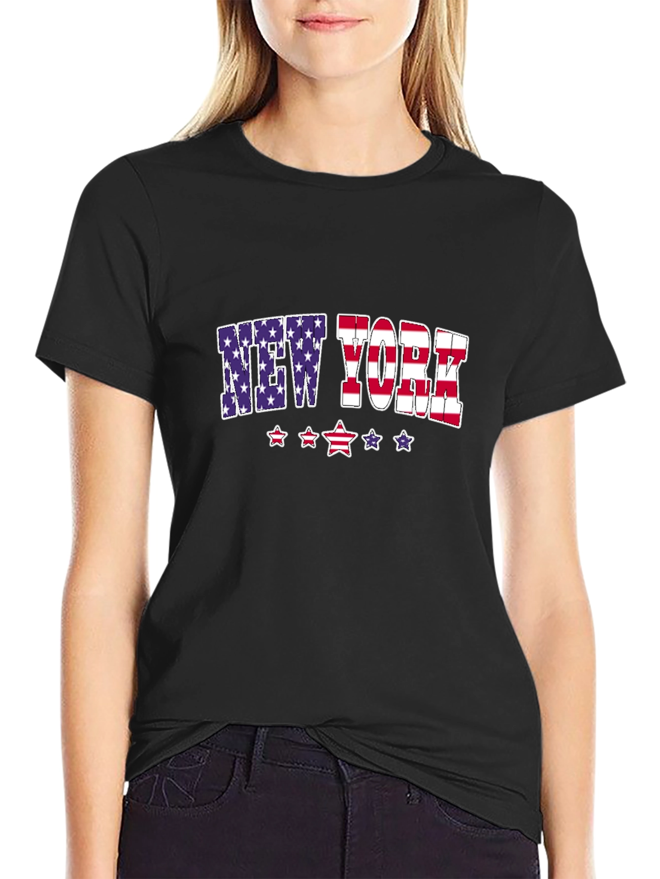 New York Stars & Stripes Graphic Tee