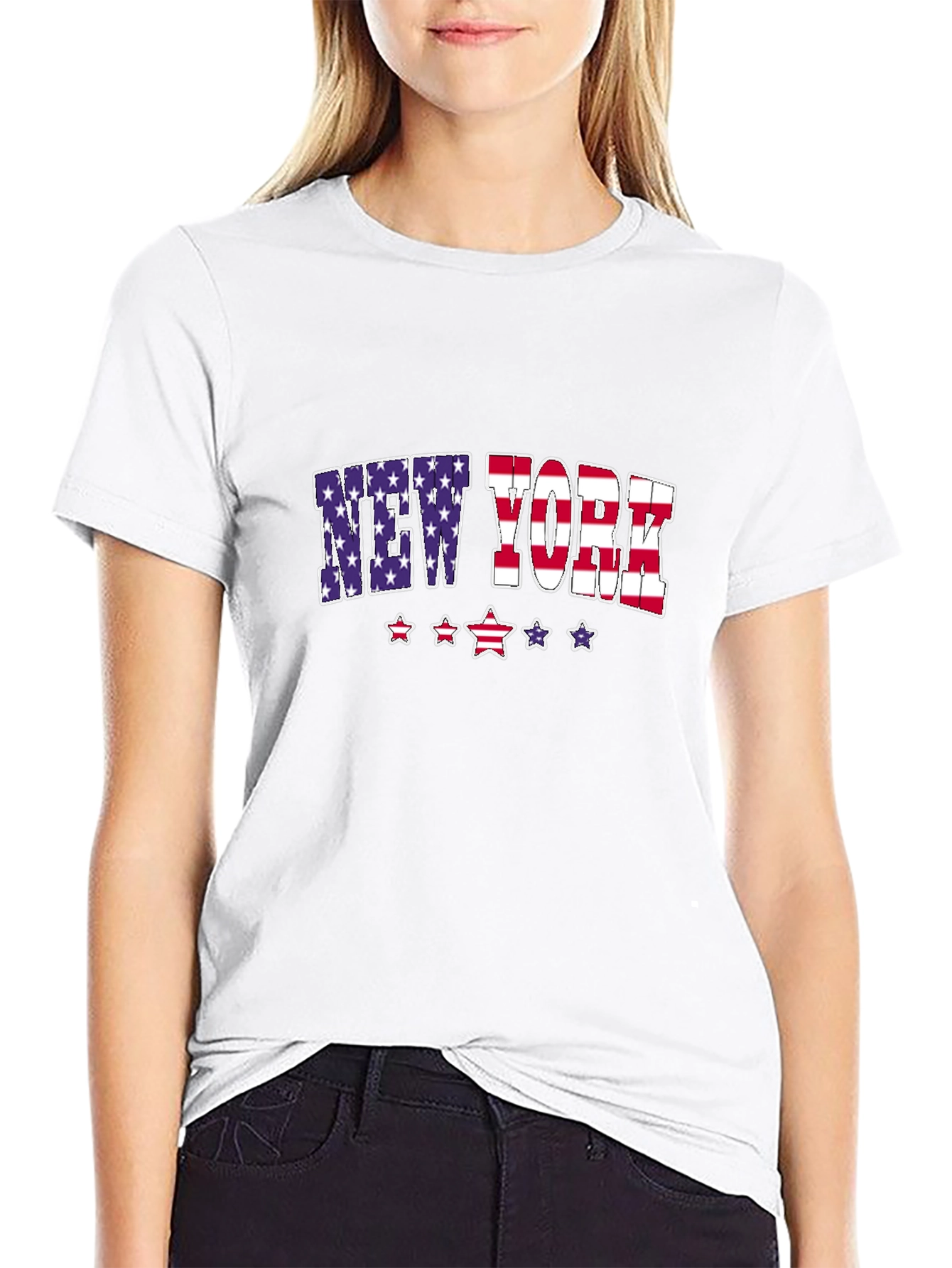New York Stars & Stripes Graphic Tee