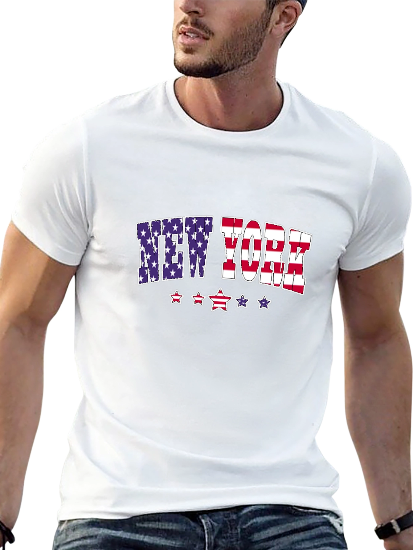 New York Stars & Stripes Graphic Tee