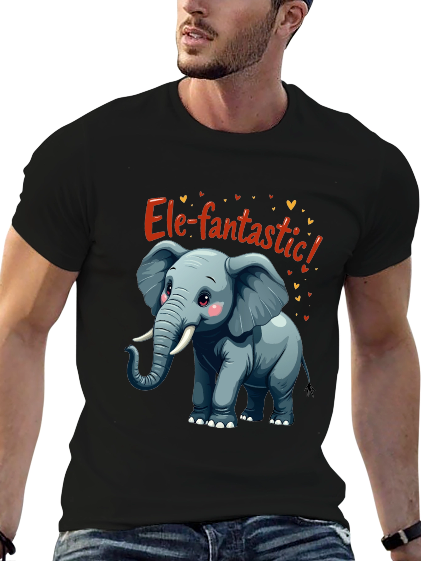 Ele-fantastic Elephant T-Shirt - Cute Cartoon Tee