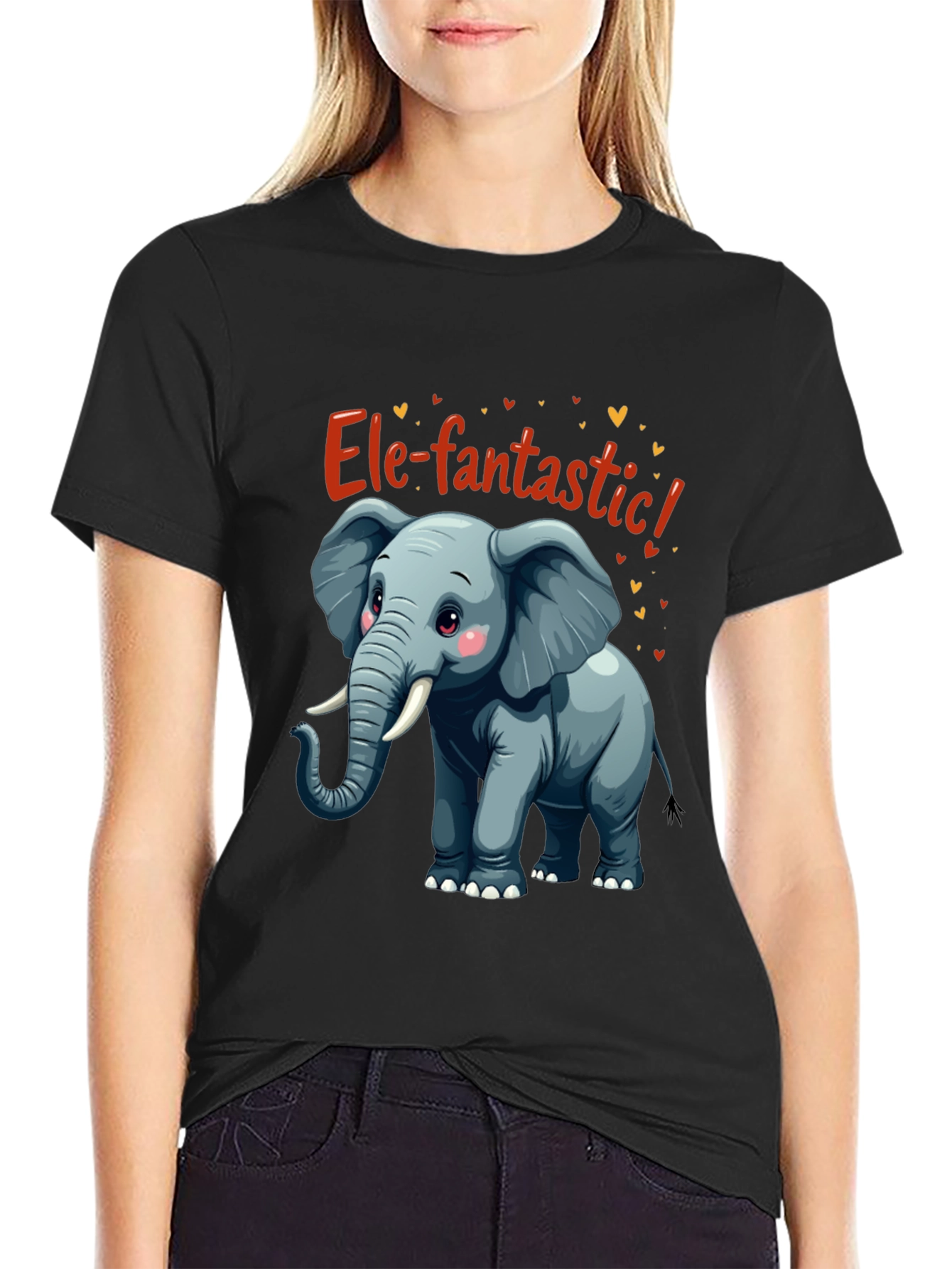 Ele-fantastic Elephant T-Shirt - Cute Cartoon Tee