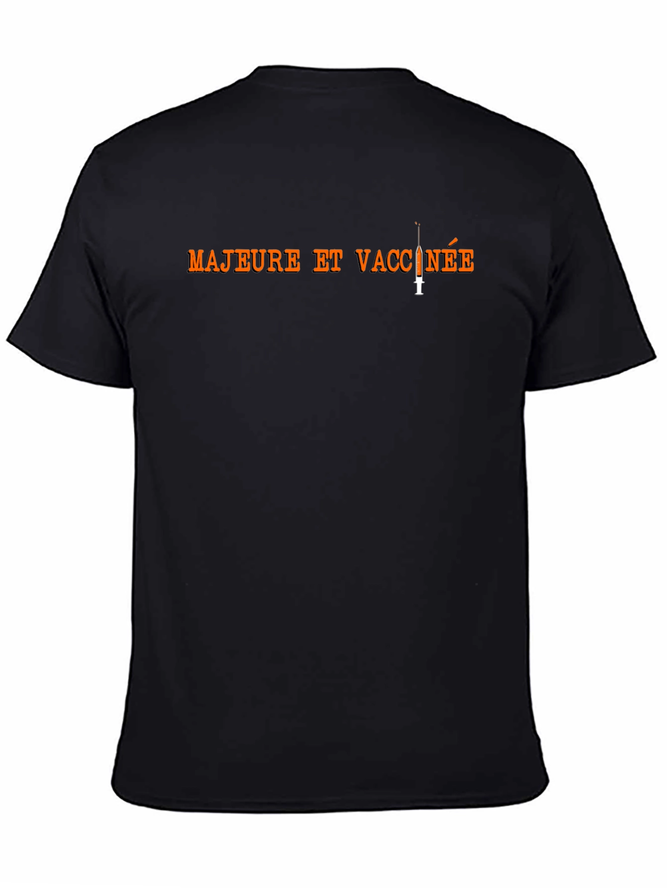 Majeure et Vaccinee T-Shirt - Black