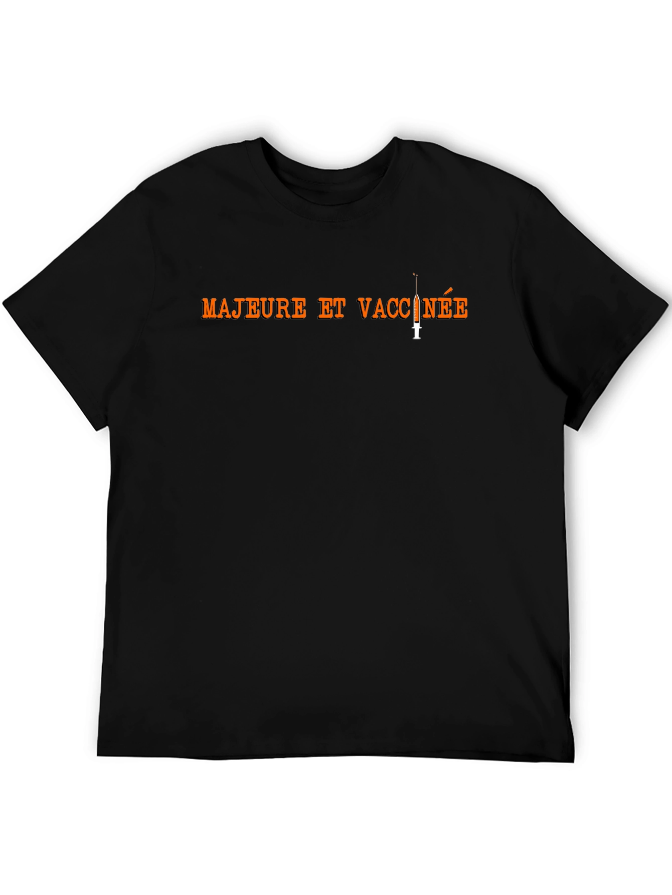 Majeure et Vaccinee T-Shirt - Black