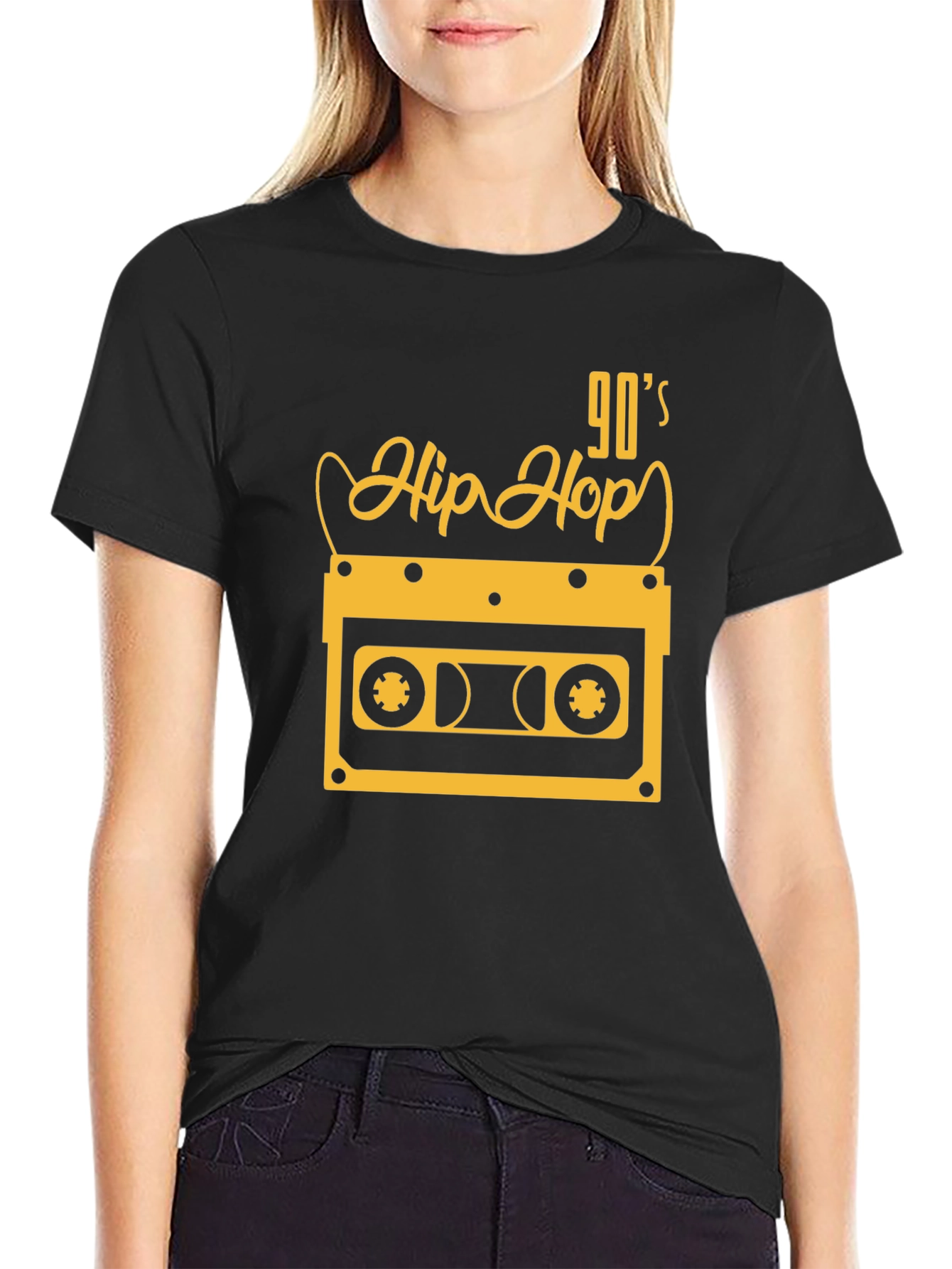 90s Hip Hop Cassette Tape Graphic Tee