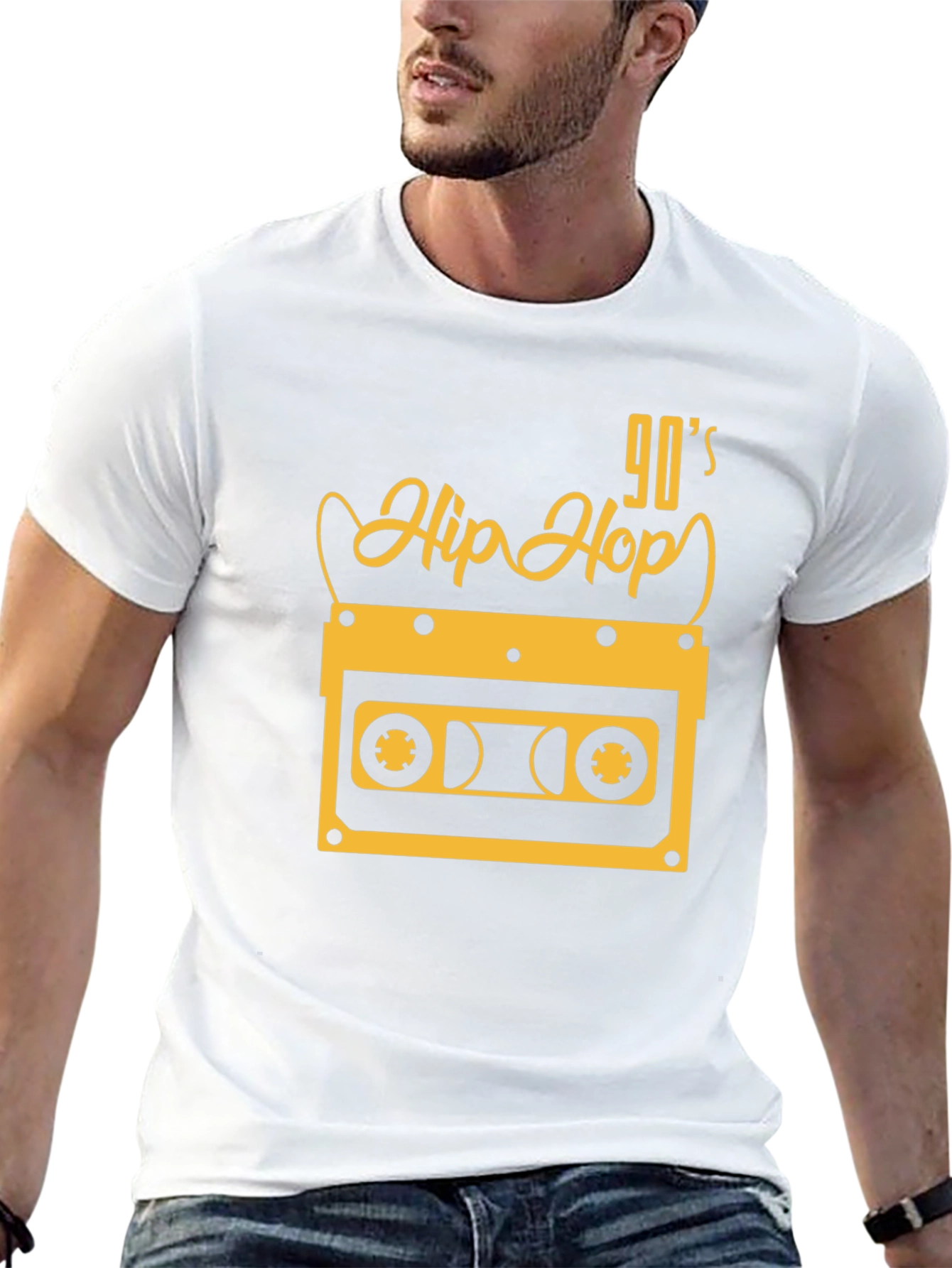 90s Hip Hop Cassette Tape Graphic Tee