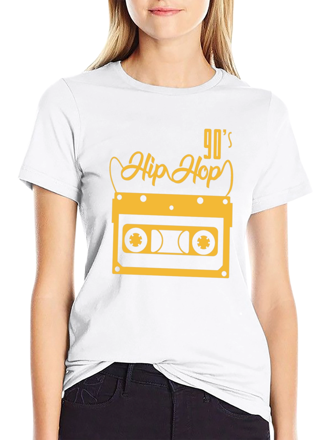 90s Hip Hop Cassette Tape Graphic Tee
