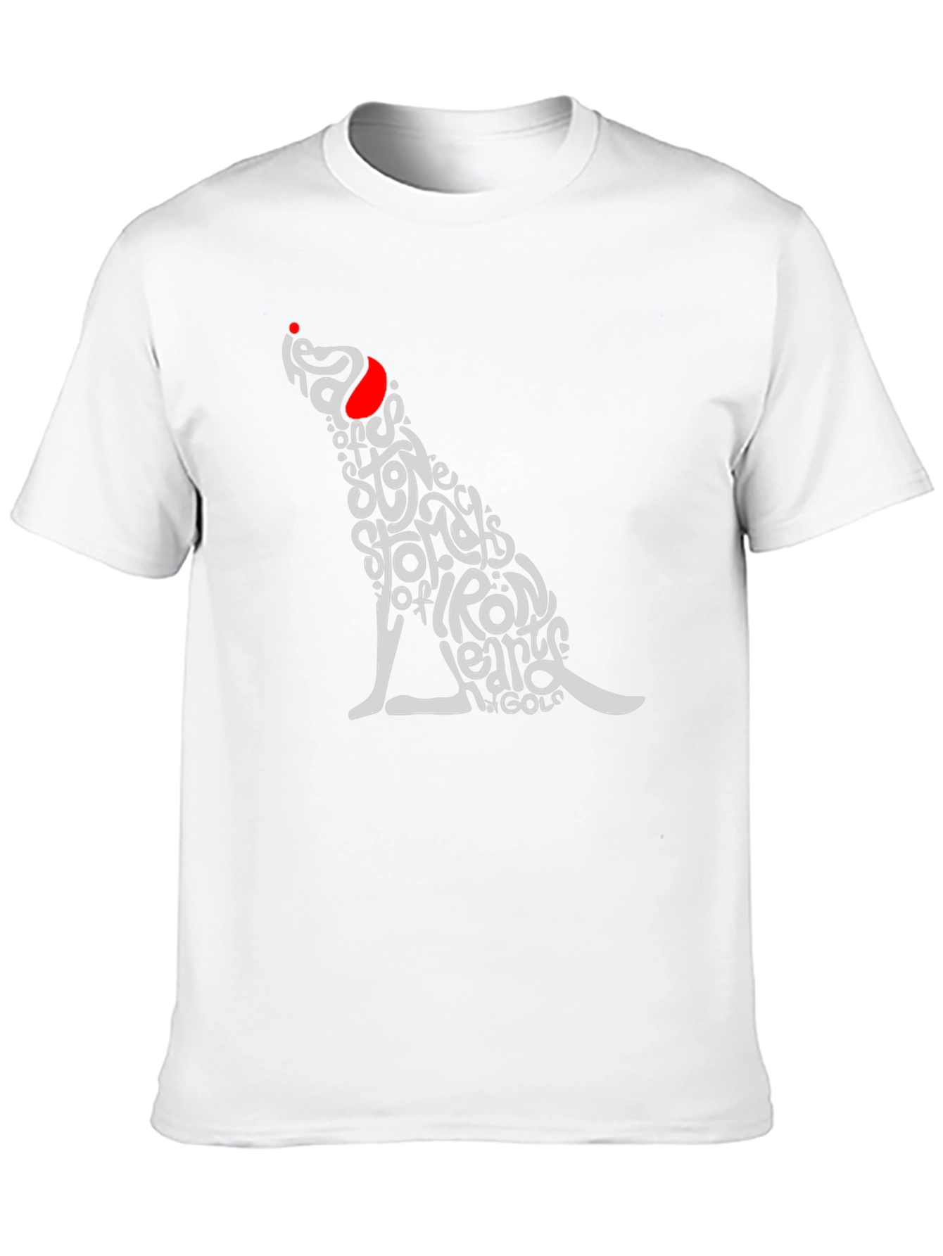 Dog Typography T-Shirt - Heads of Stone