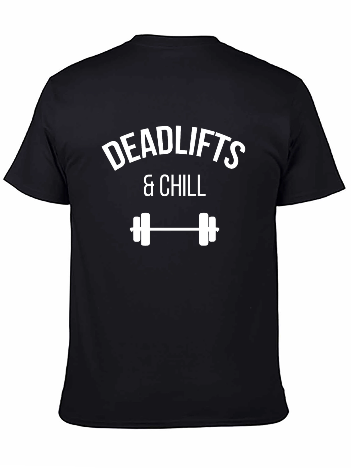 Deadlifts & Chill Black Graphic Tee