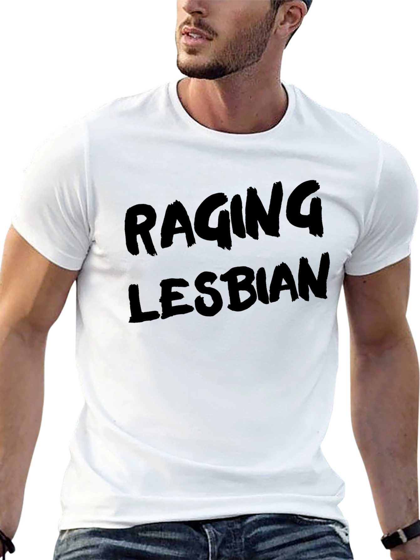 Raging Lesbian T-Shirt - Bold Statement Tee