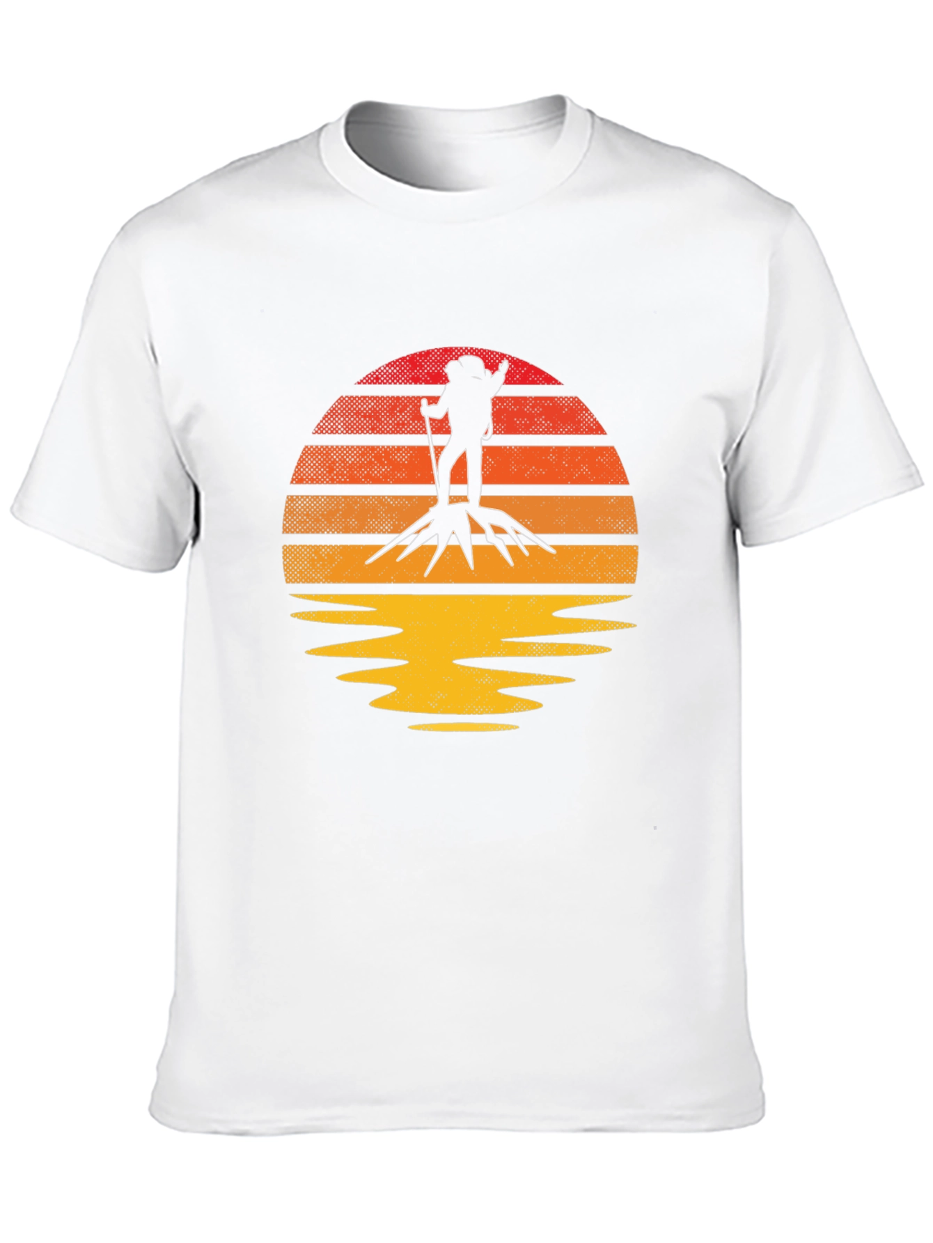 Retro Hiker Graphic Tee - Adventure Shirt