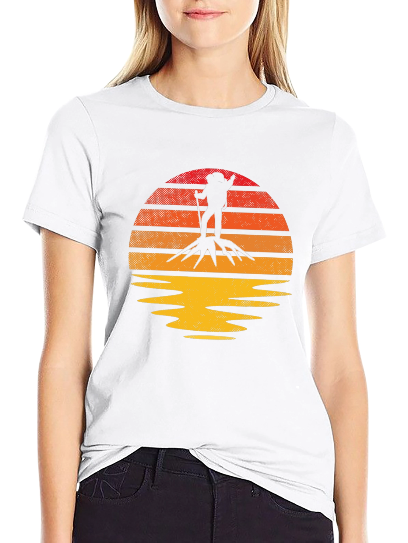 Retro Hiker Graphic Tee - Adventure Shirt