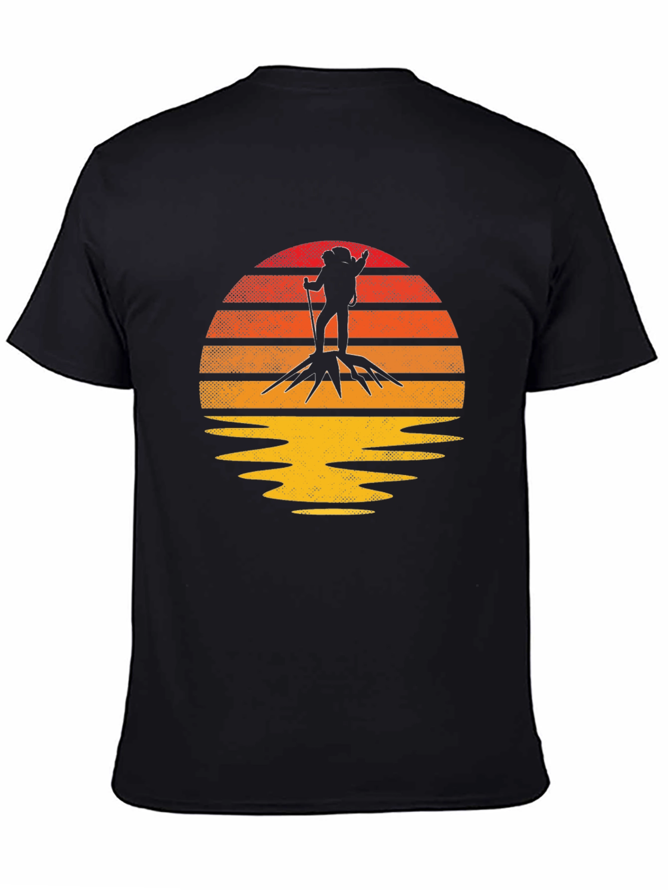 Retro Hiker Graphic Tee - Adventure Shirt