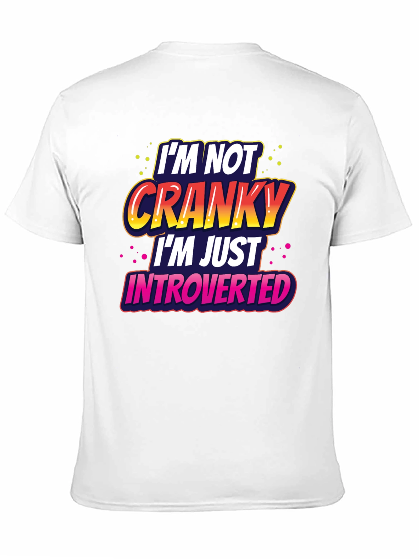 Introverted Graphic Tee -  Funny Novelty T-Shirt
