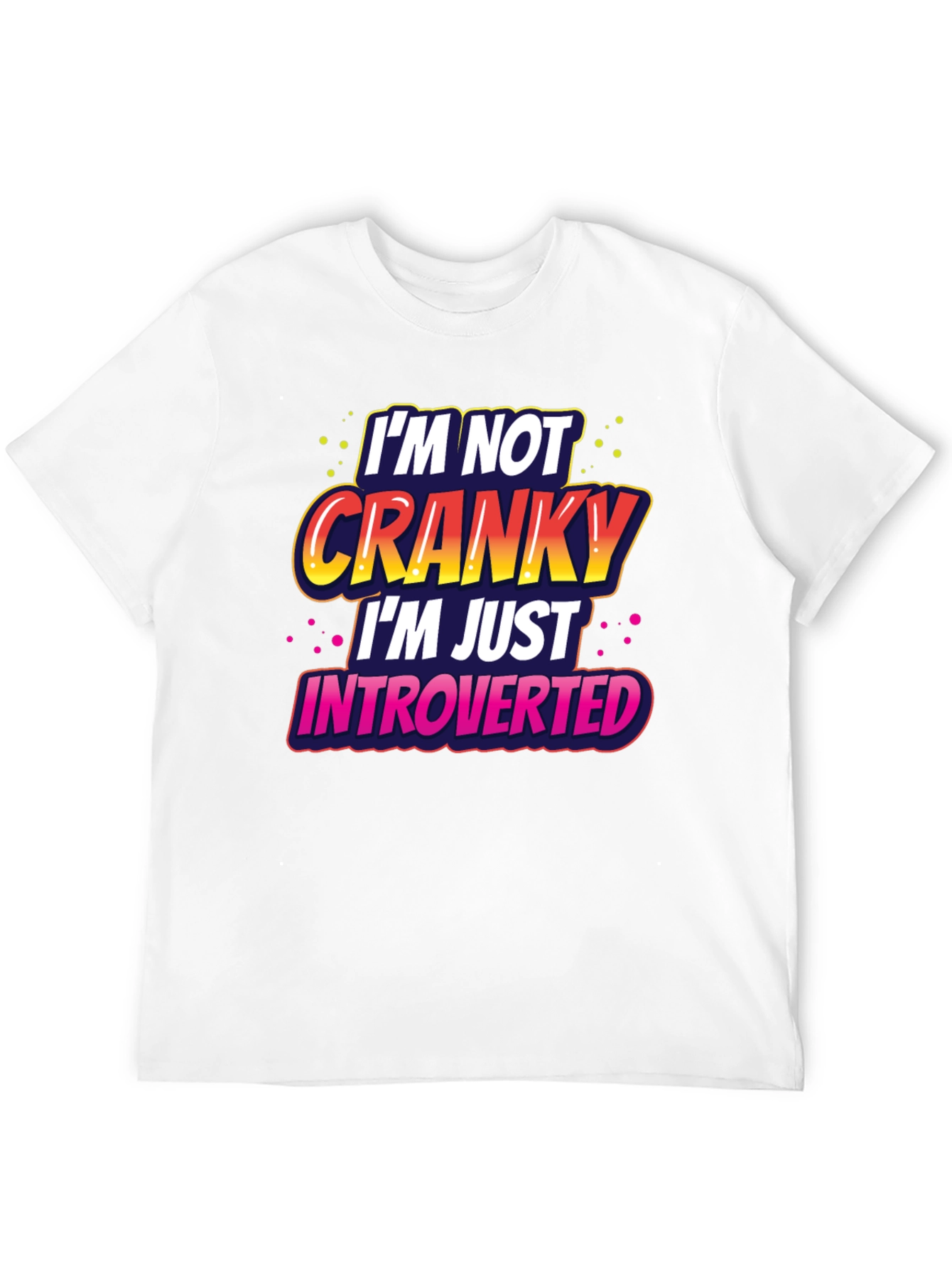Introverted Graphic Tee -  Funny Novelty T-Shirt