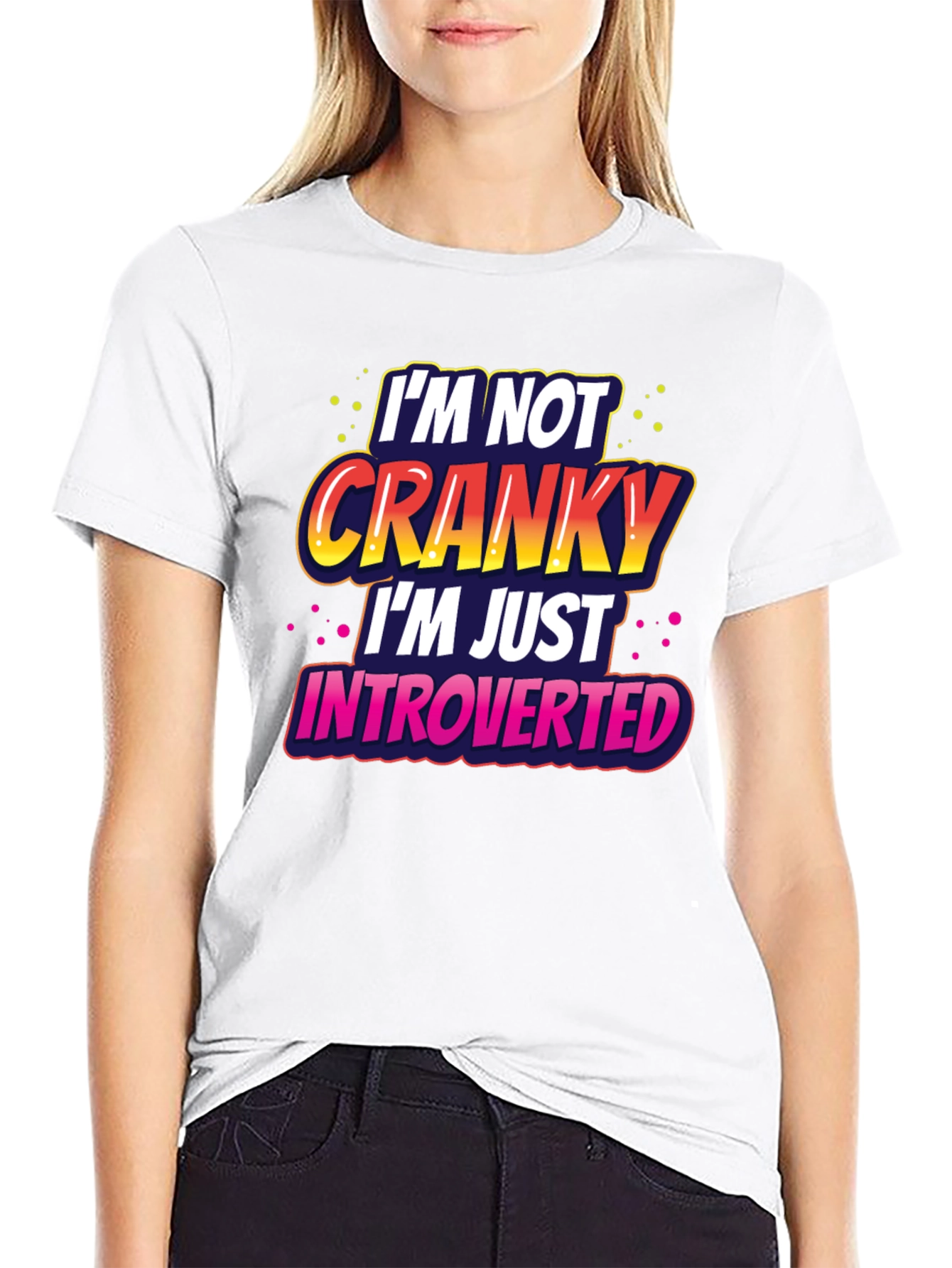 Introverted Graphic Tee -  Funny Novelty T-Shirt