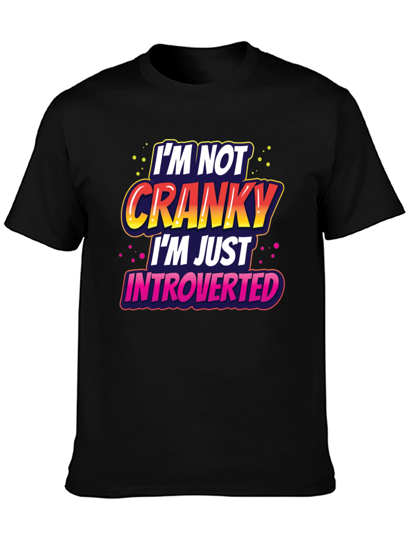 Introverted Graphic Tee -  Funny Novelty T-Shirt