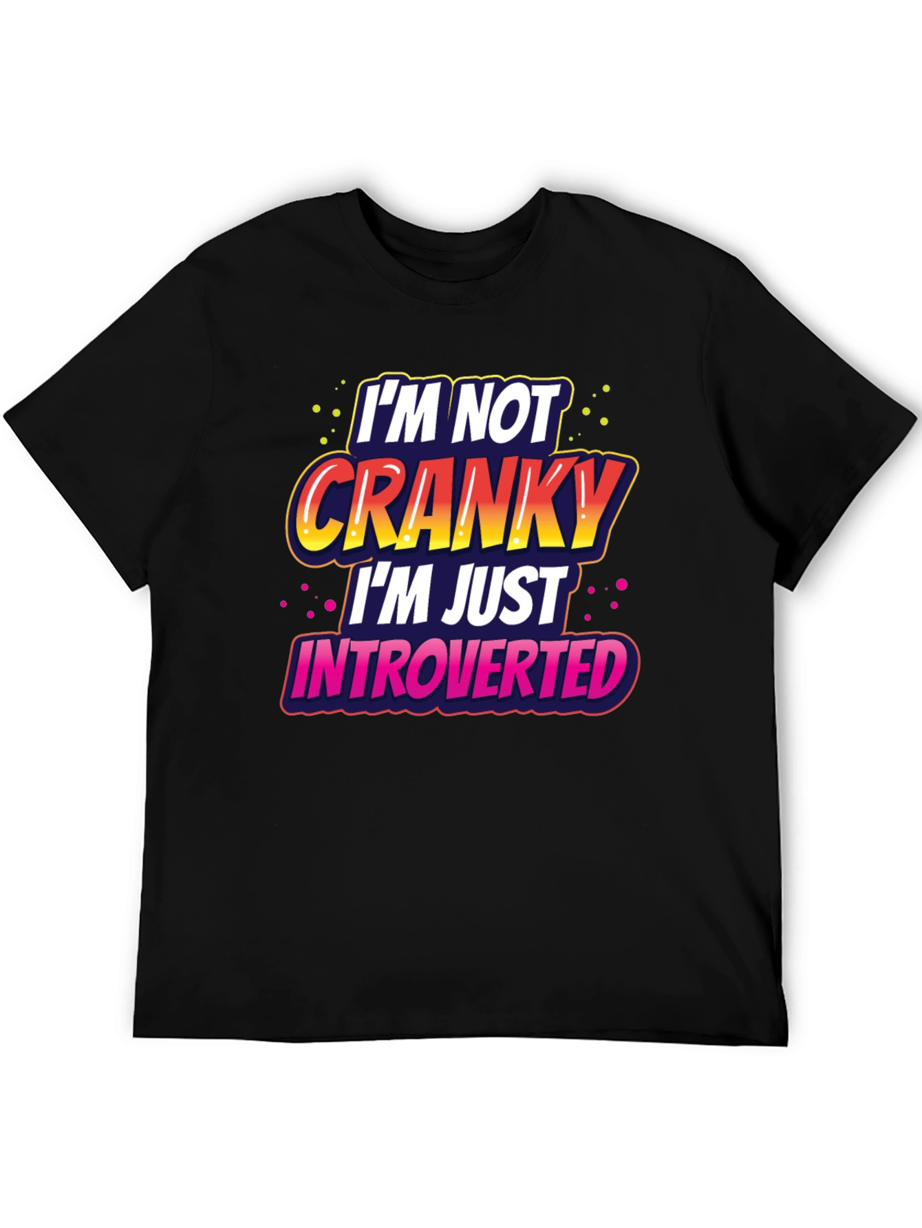 Introverted Graphic Tee -  Funny Novelty T-Shirt