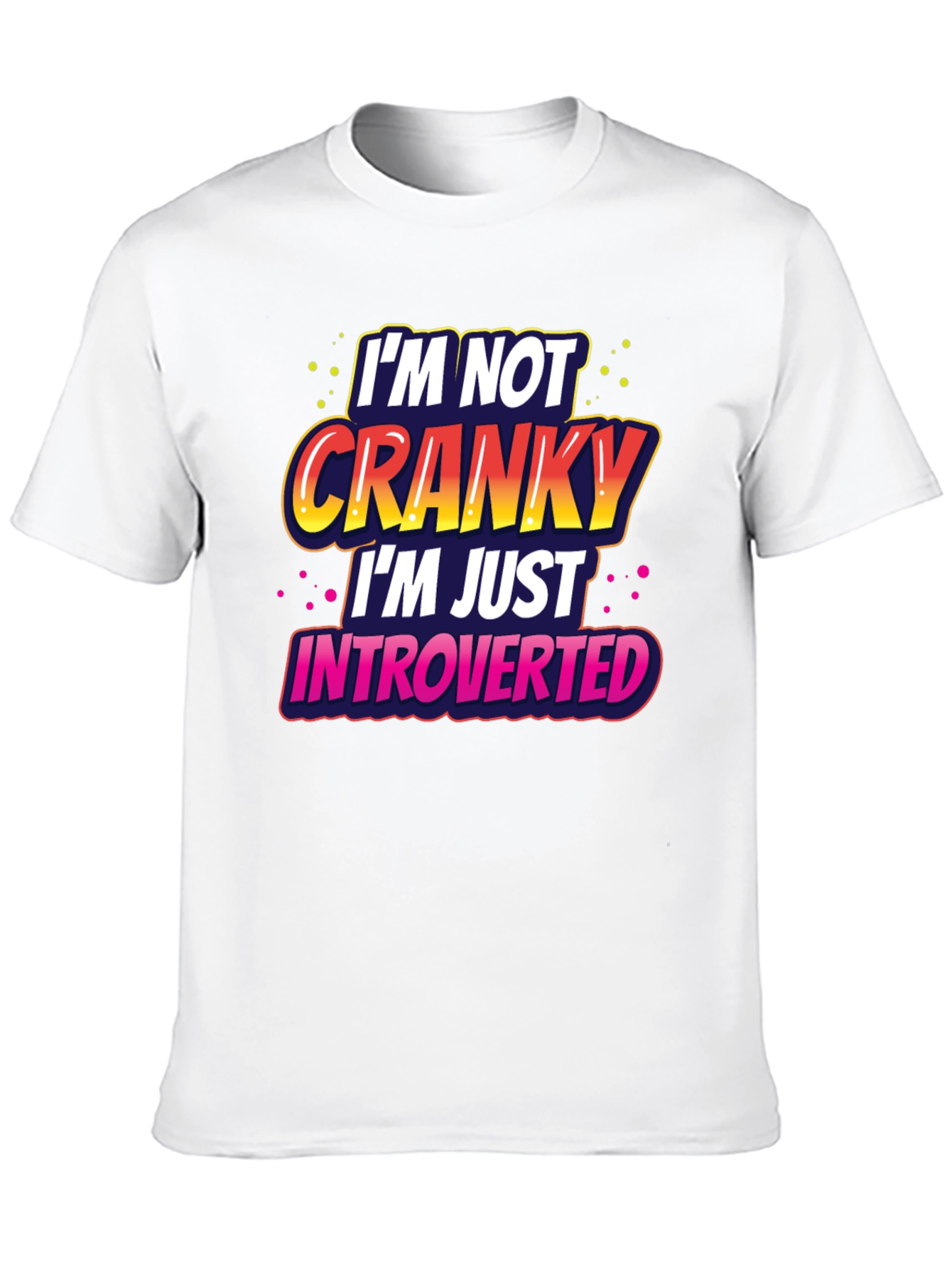 Introverted Graphic Tee -  Funny Novelty T-Shirt