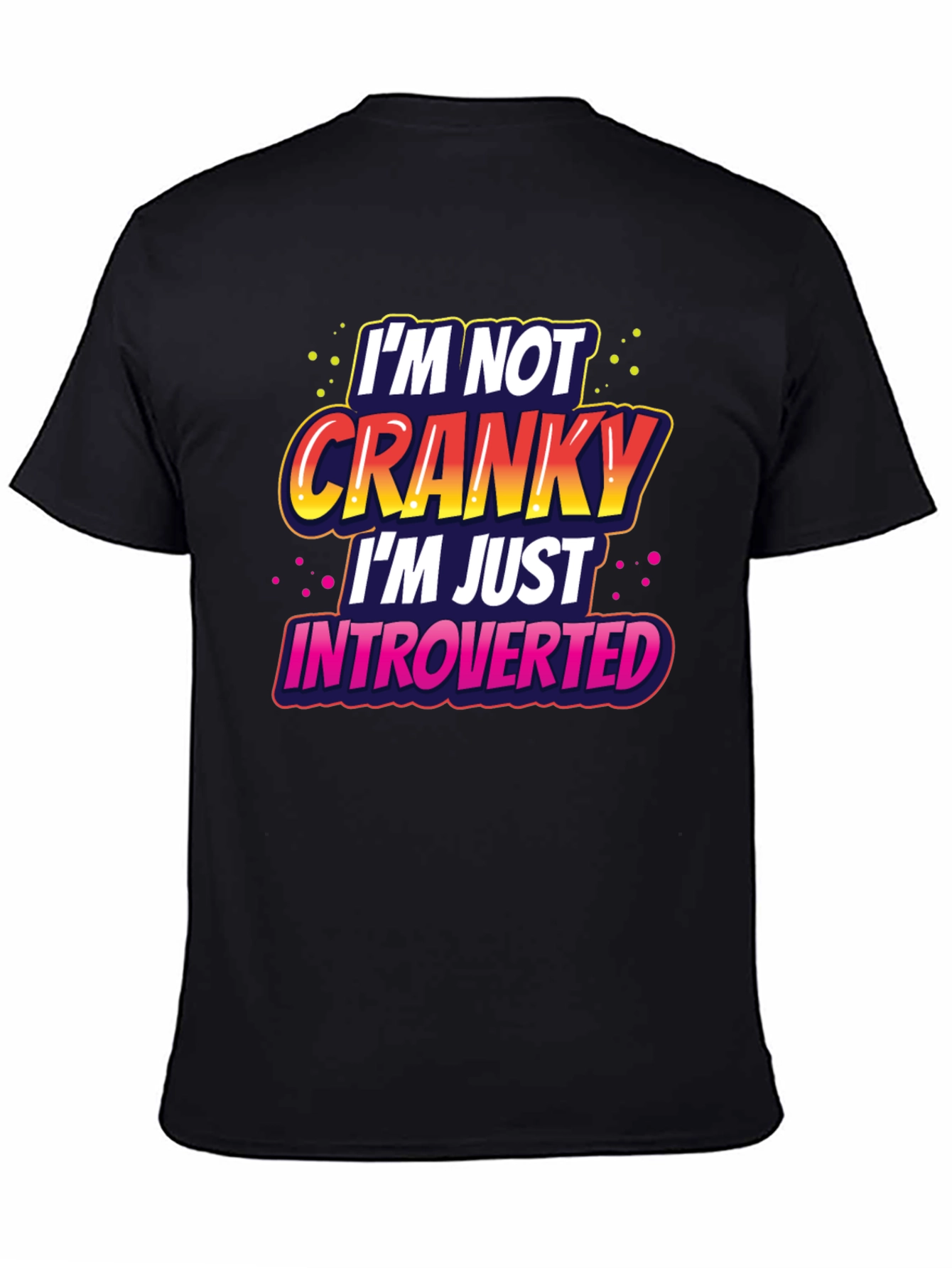 Introverted Graphic Tee -  Funny Novelty T-Shirt