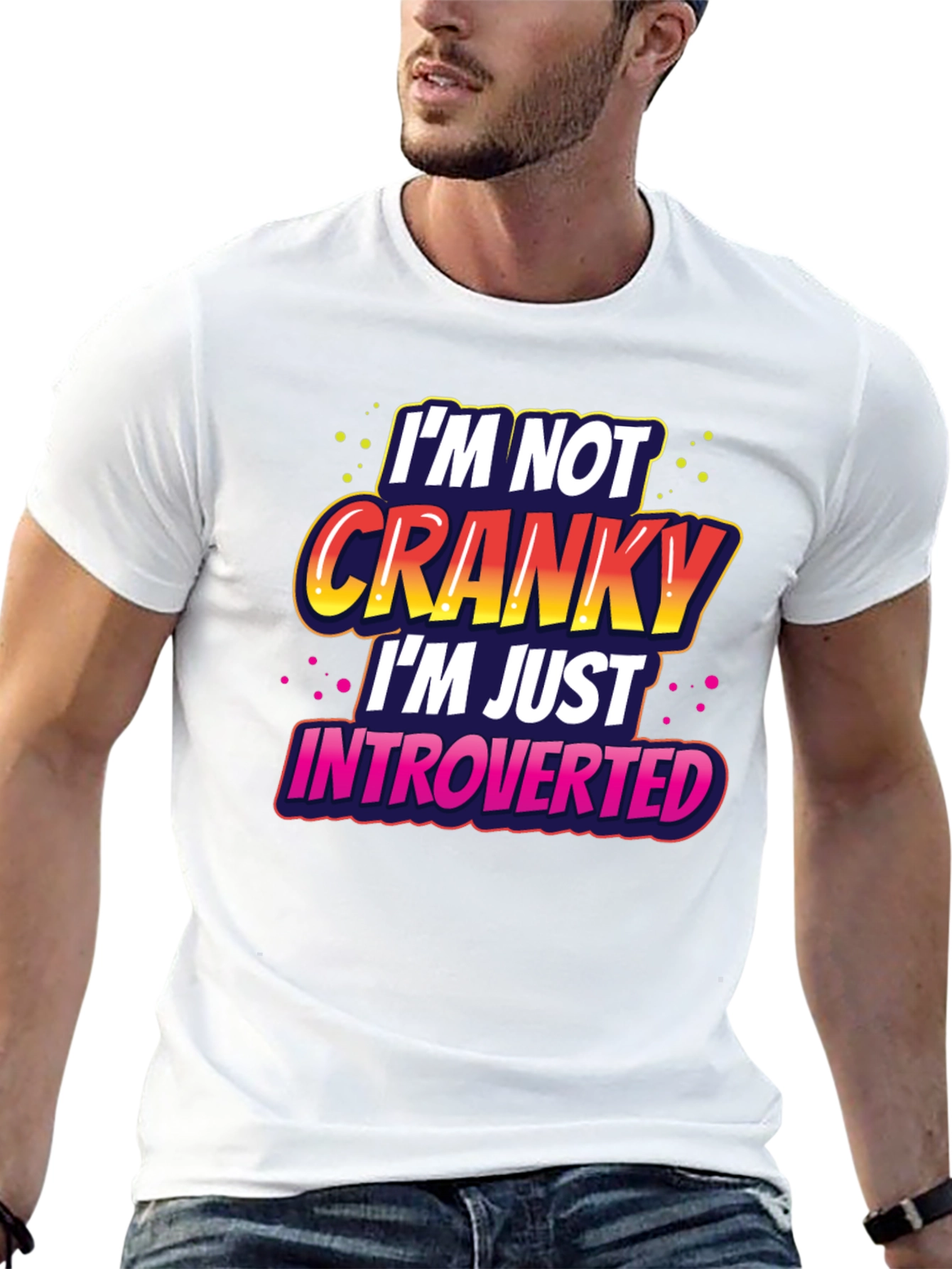 Introverted Graphic Tee -  Funny Novelty T-Shirt