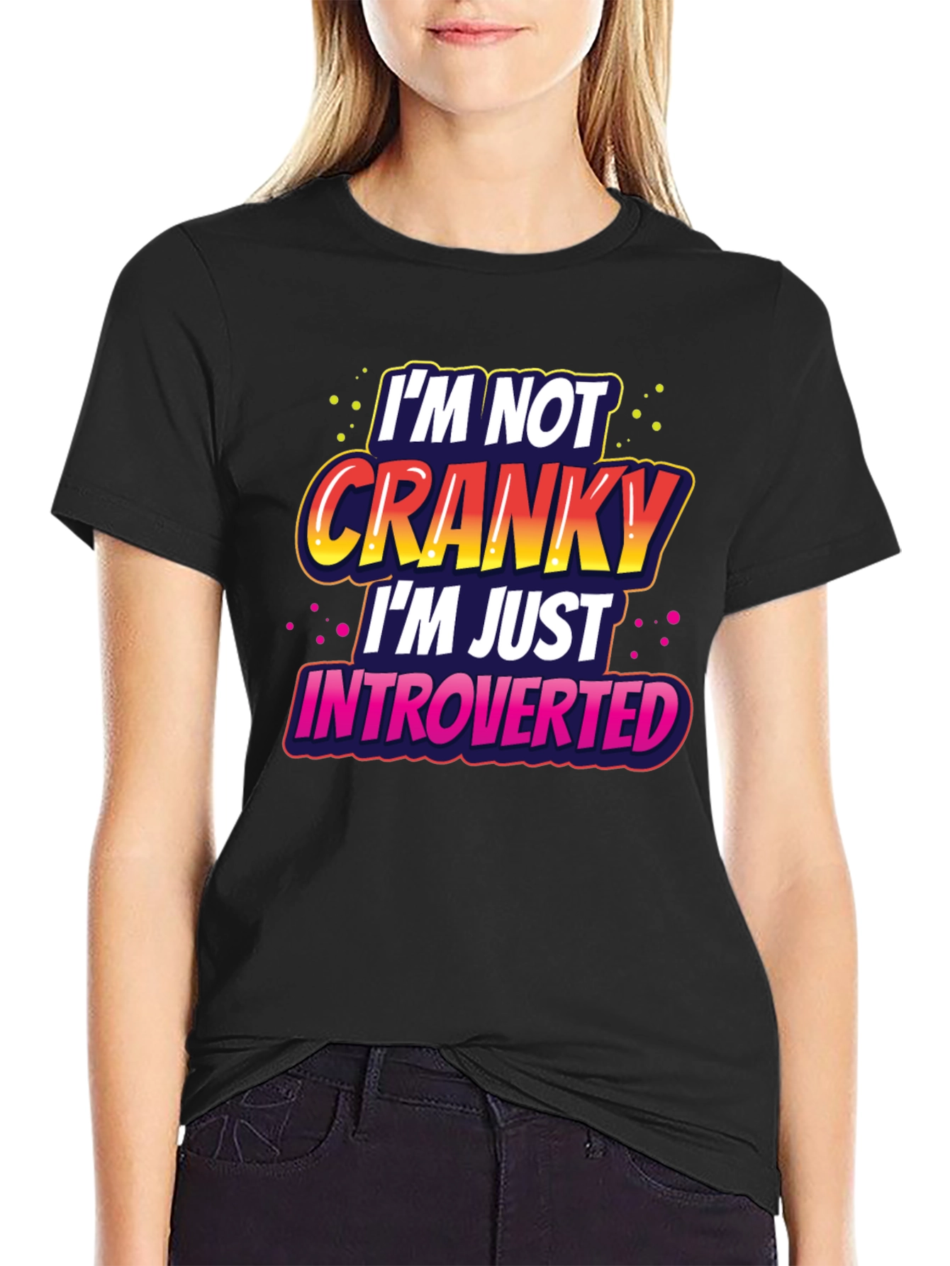 Introverted Graphic Tee -  Funny Novelty T-Shirt