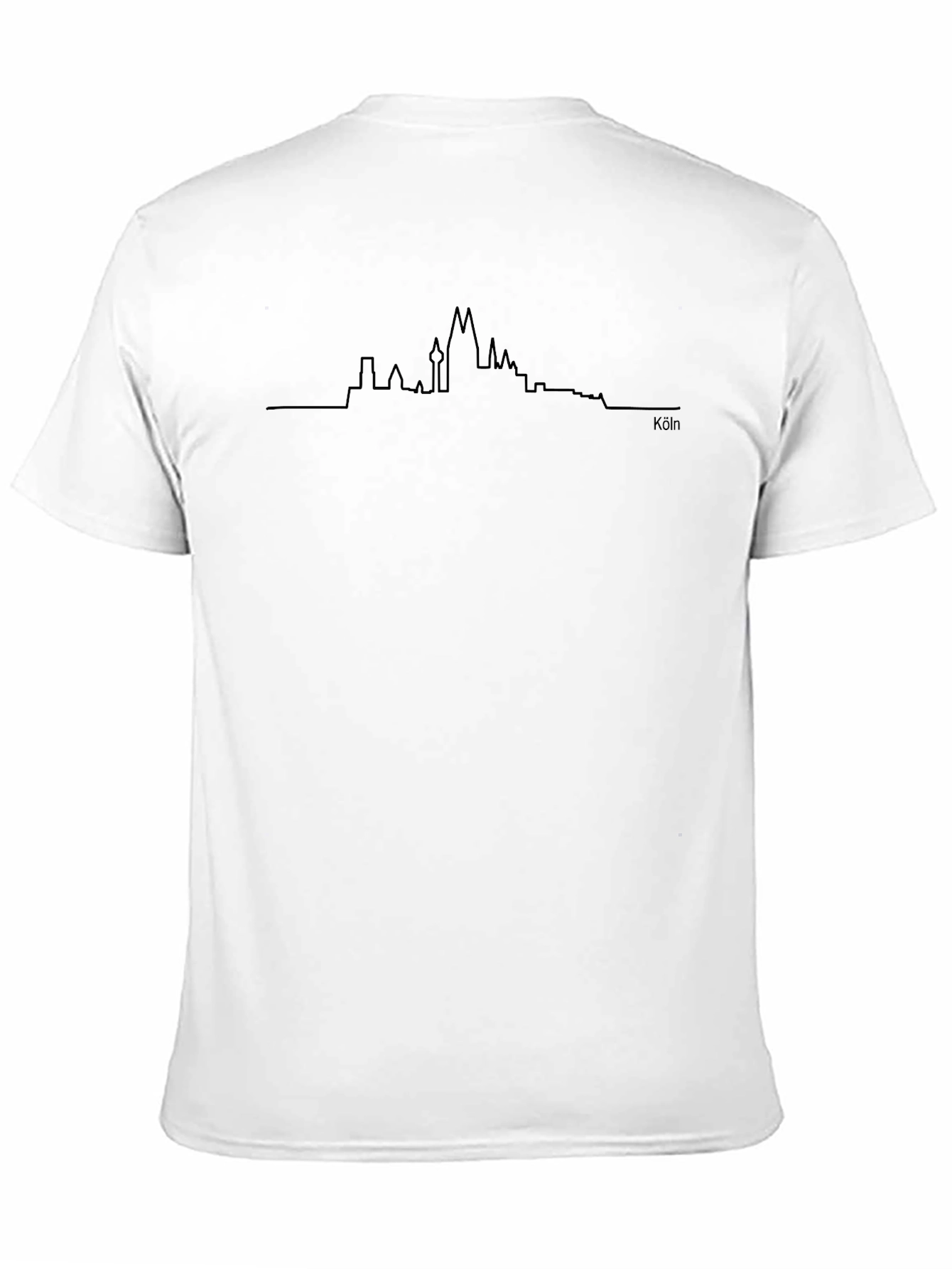 Cologne Skyline T-Shirt - Minimalist Design