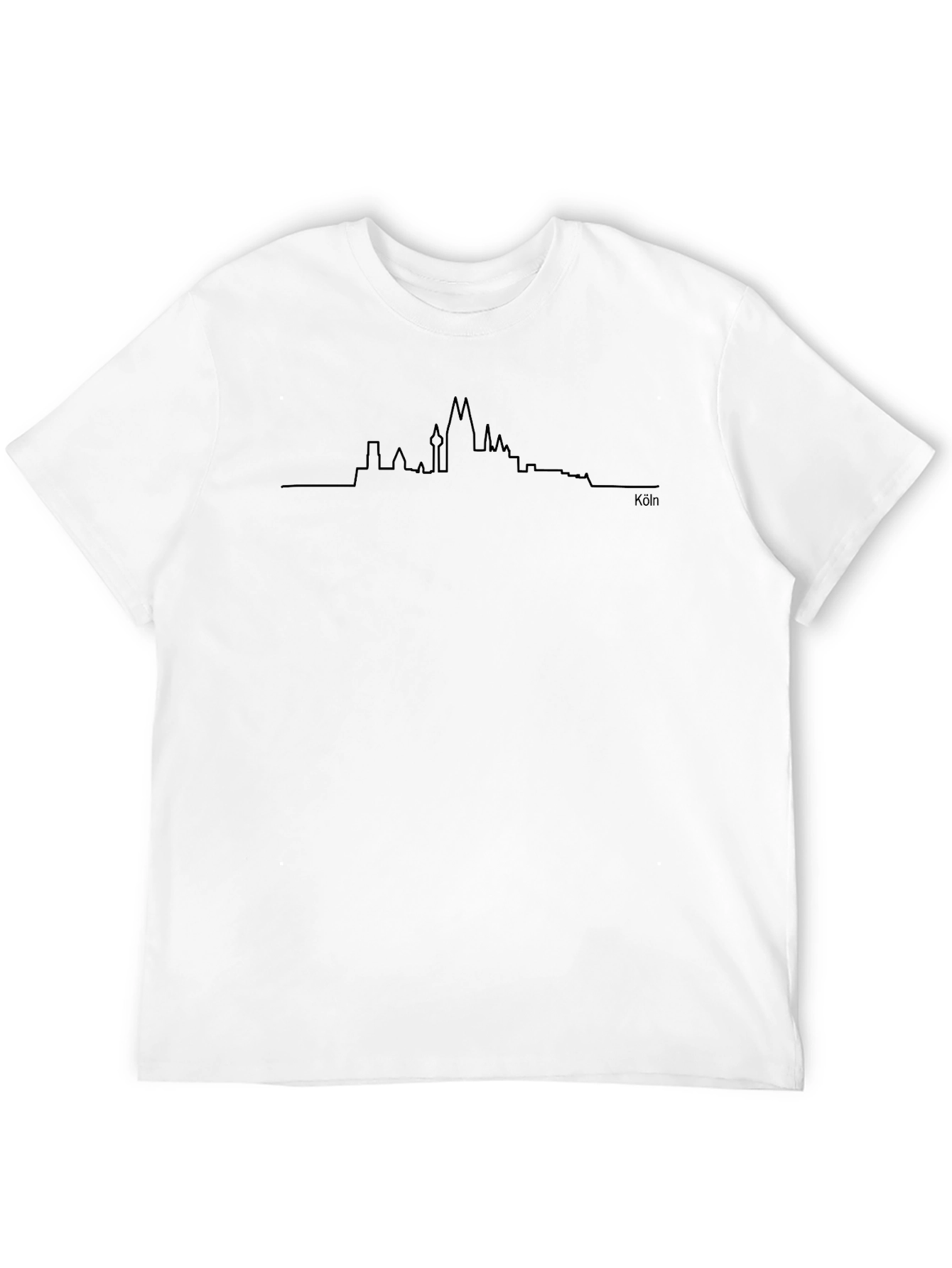 Cologne Skyline T-Shirt - Minimalist Design