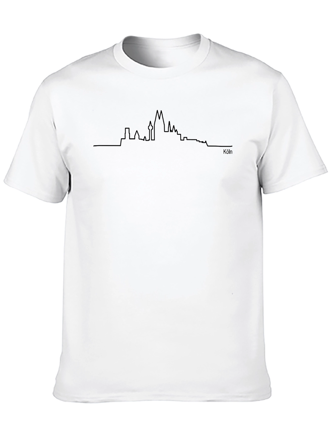 Cologne Skyline T-Shirt - Minimalist Design